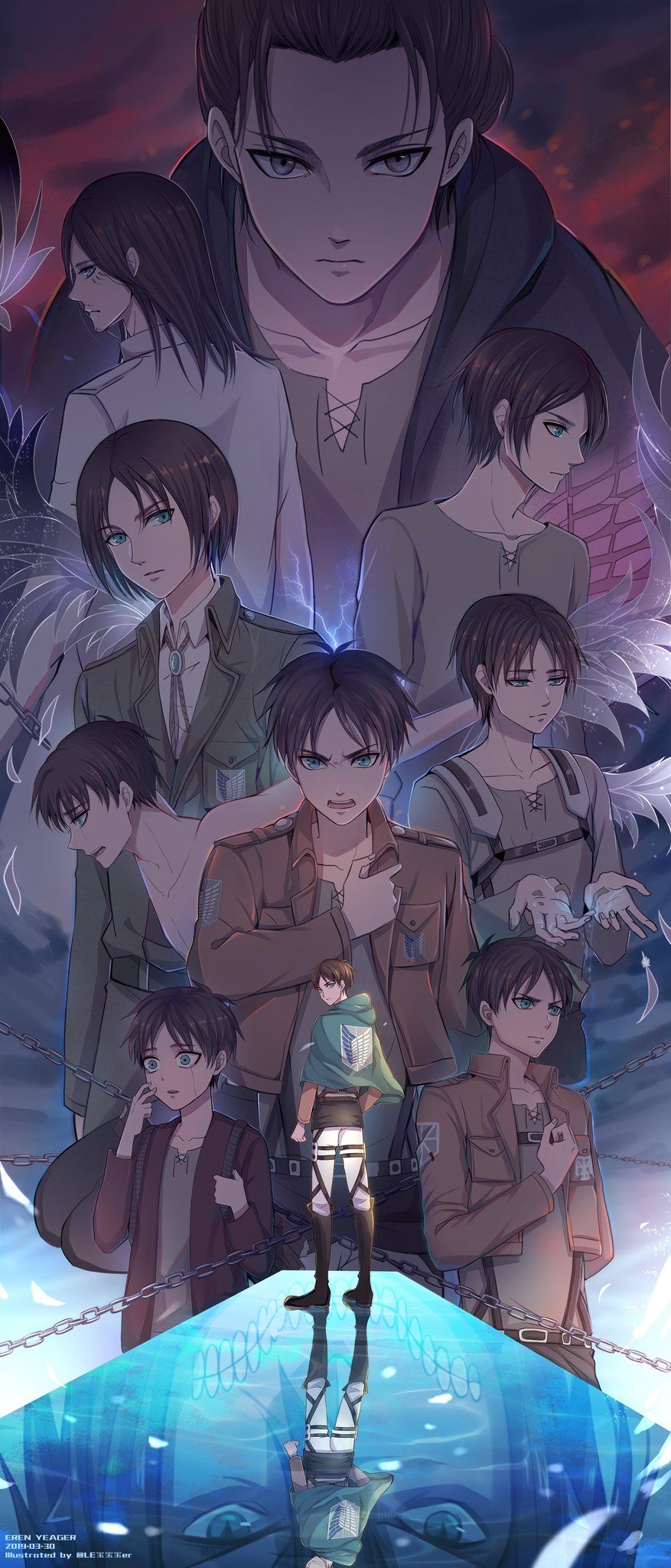 Eren Yeager In Aot Wallpapers