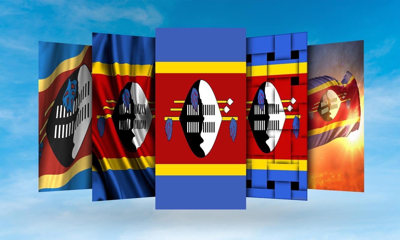 Eswatini Flag Wallpapers