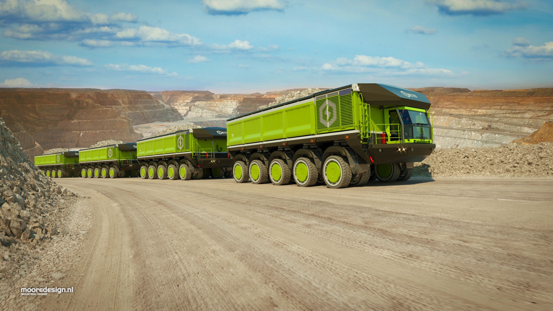 Etf Mt-240 Mining Truck Wallpapers