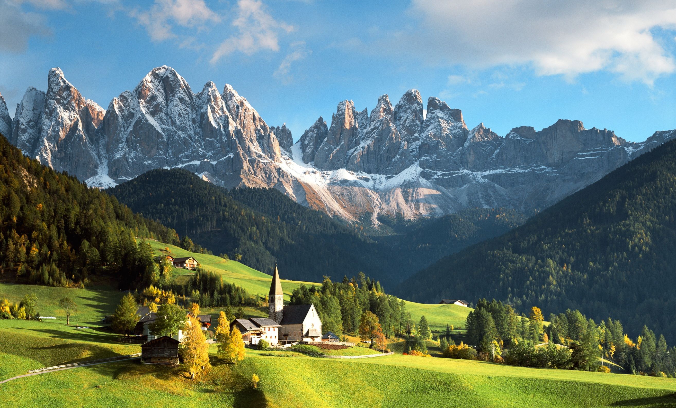 Europe In Summer Alps Mountains And Clouds Wallpapers
