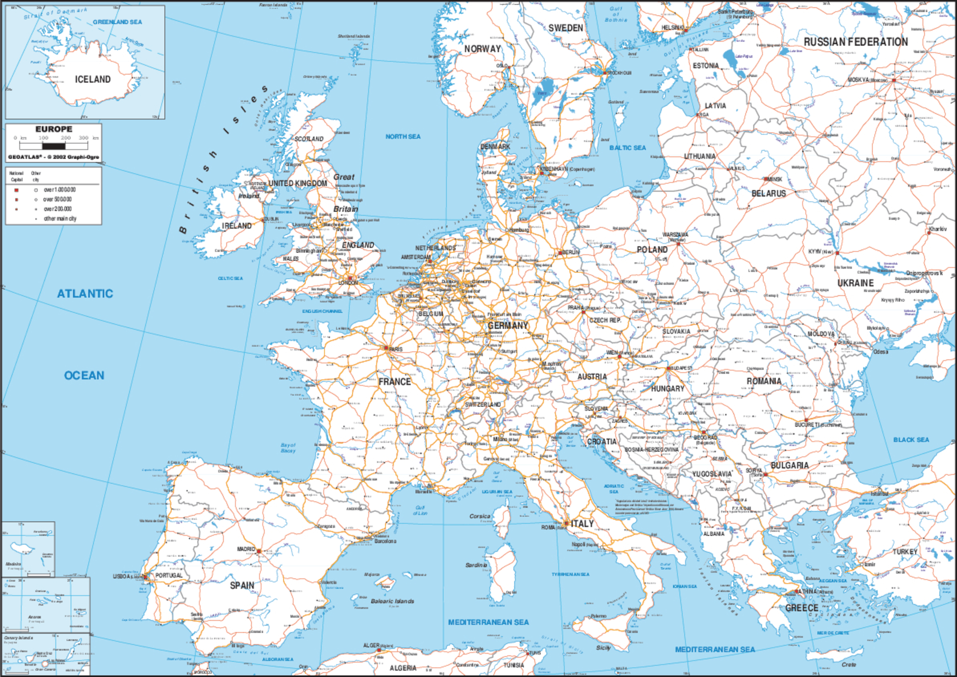 European Map Wallpapers