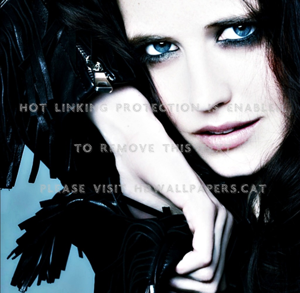 Eva Green Cute In Black Wallpapers