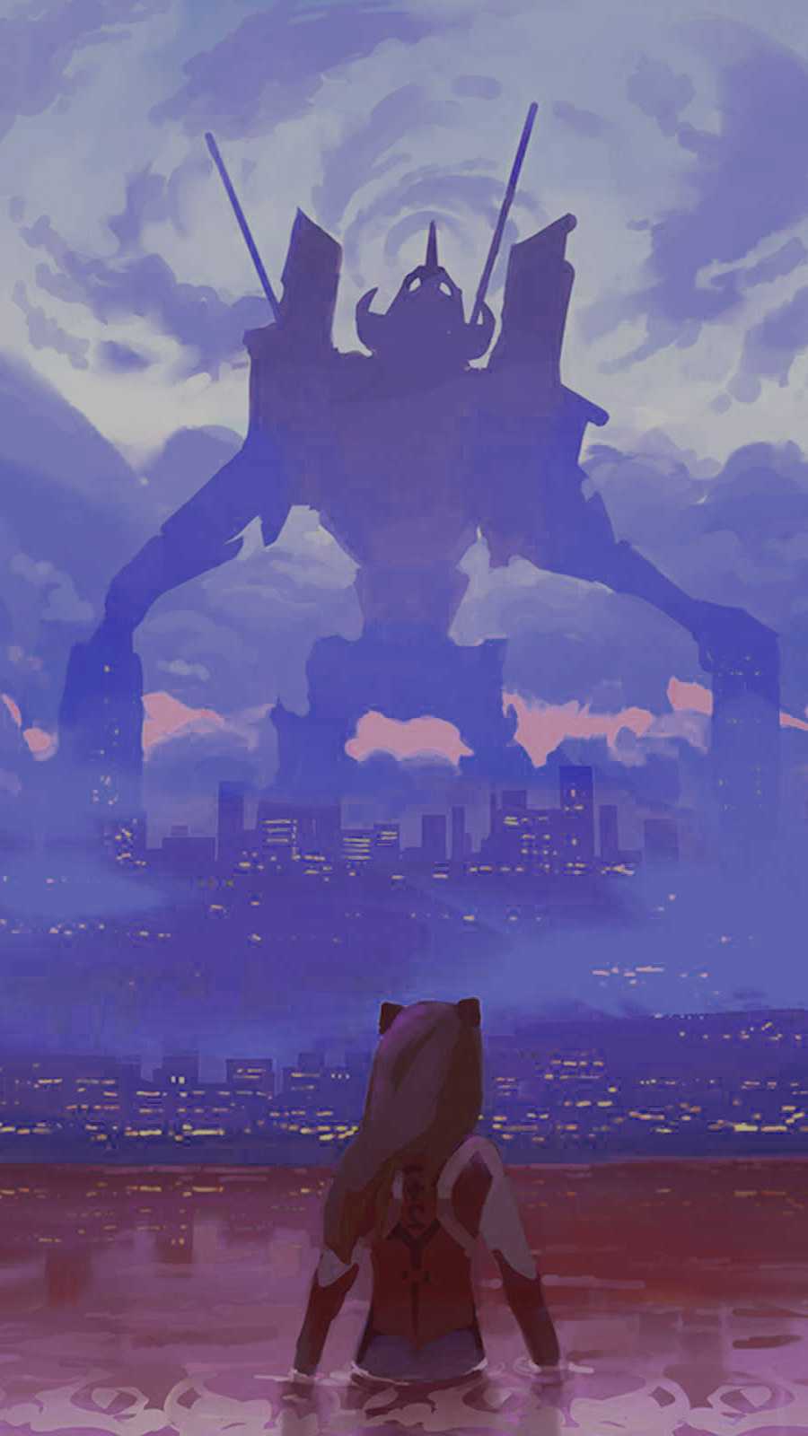 Evangelion Phone Background