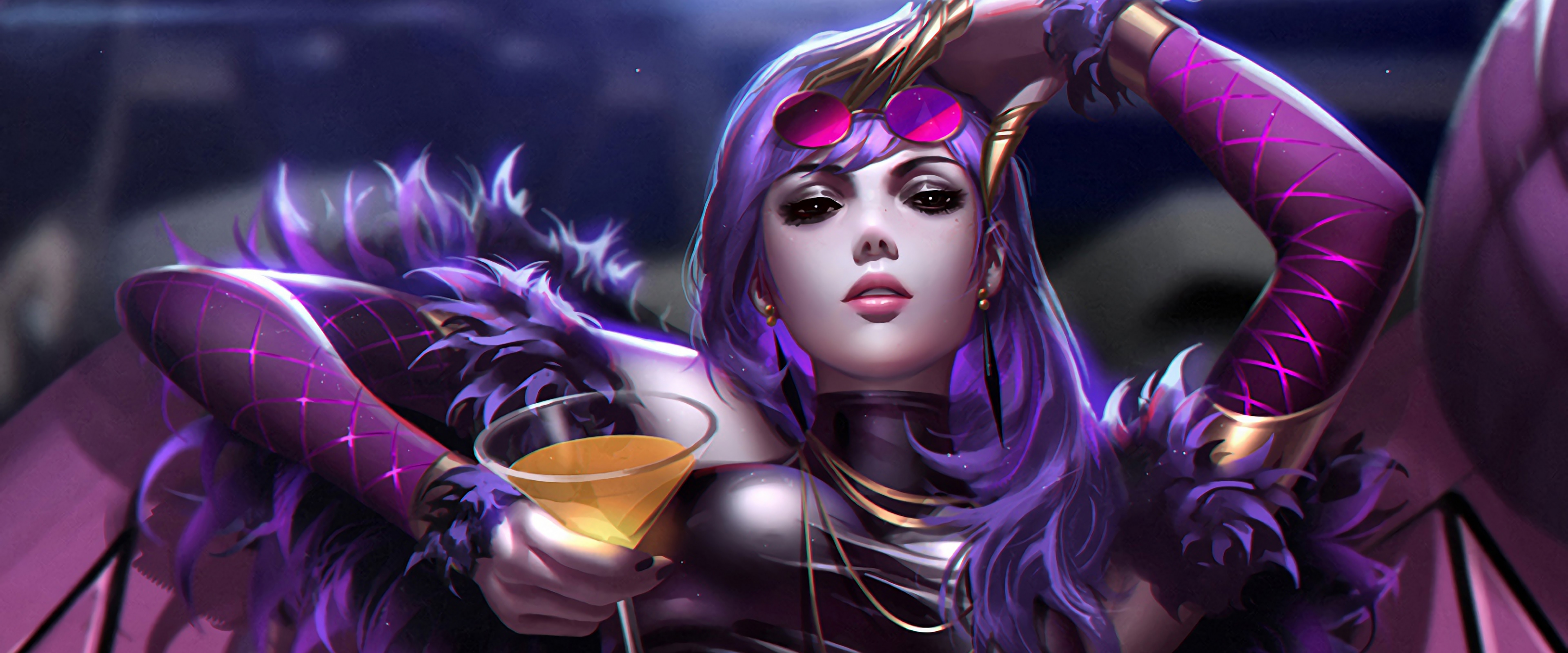 Evelynn 8K K/DA League Of Legends Wallpapers