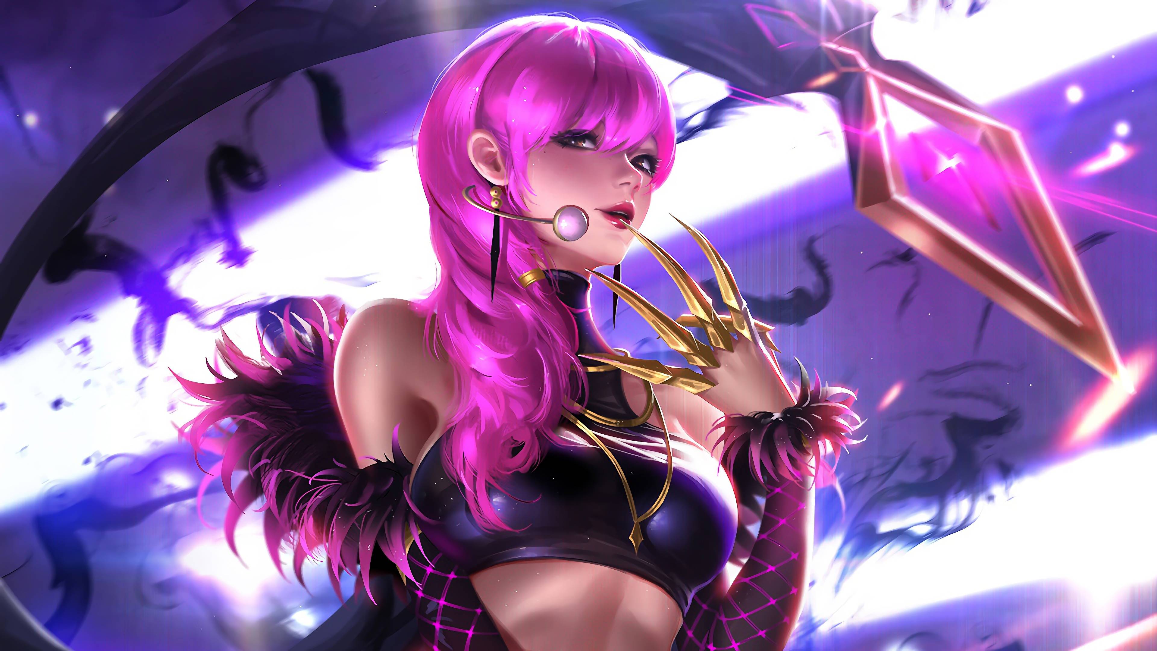 Evelynn 8K K/DA League Of Legends Wallpapers