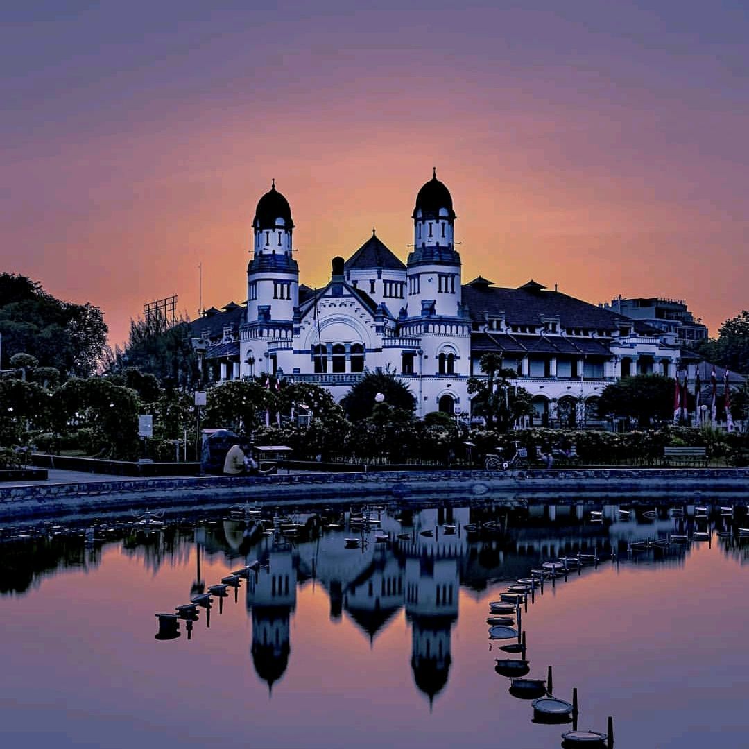 Evening In Semarang City Indonesia Wallpapers