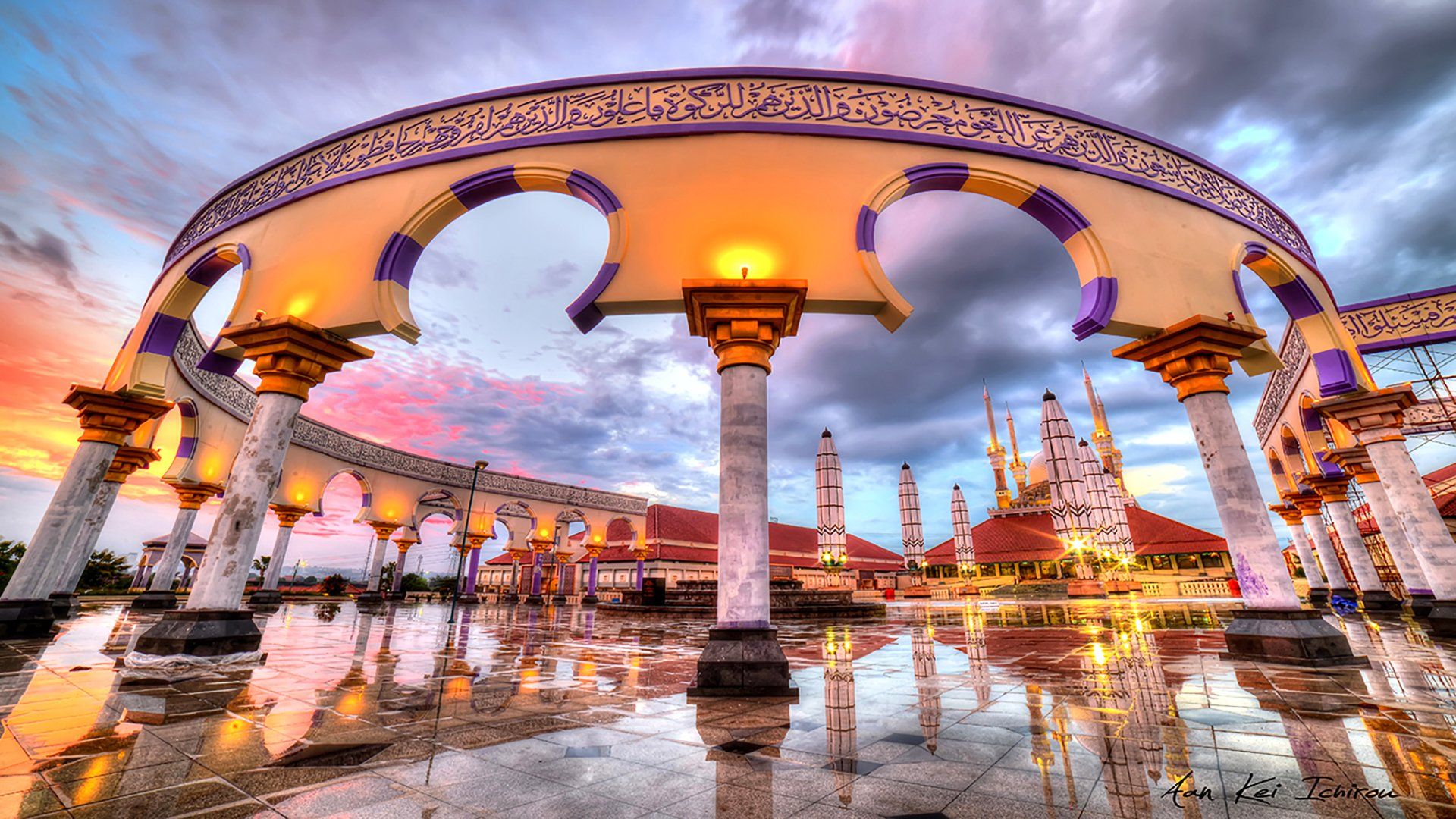 Evening In Semarang City Indonesia Wallpapers