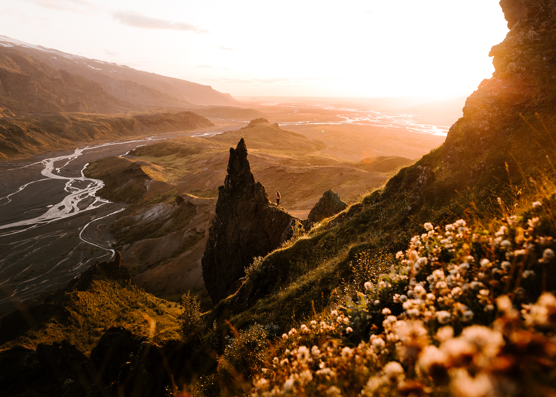 Evening Light Thorsmork Mountains Wallpapers