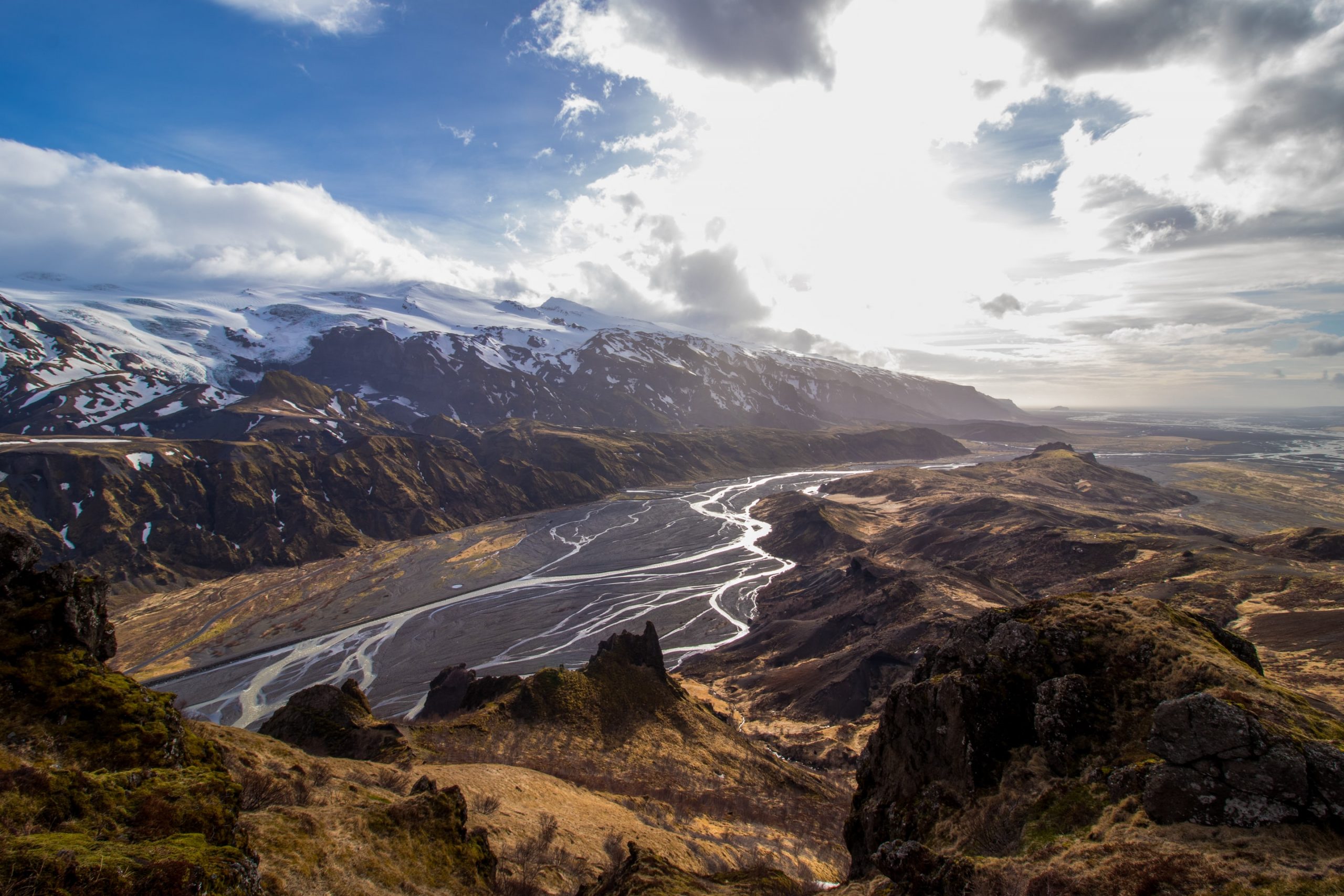 Evening Light Thorsmork Mountains Wallpapers