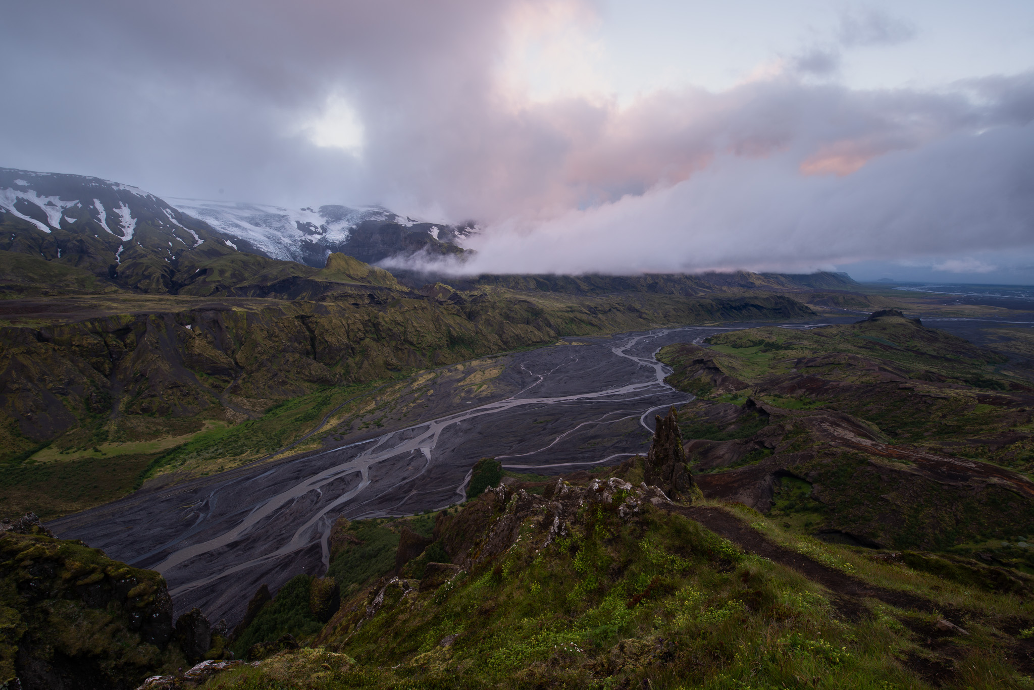 Evening Light Thorsmork Mountains Wallpapers