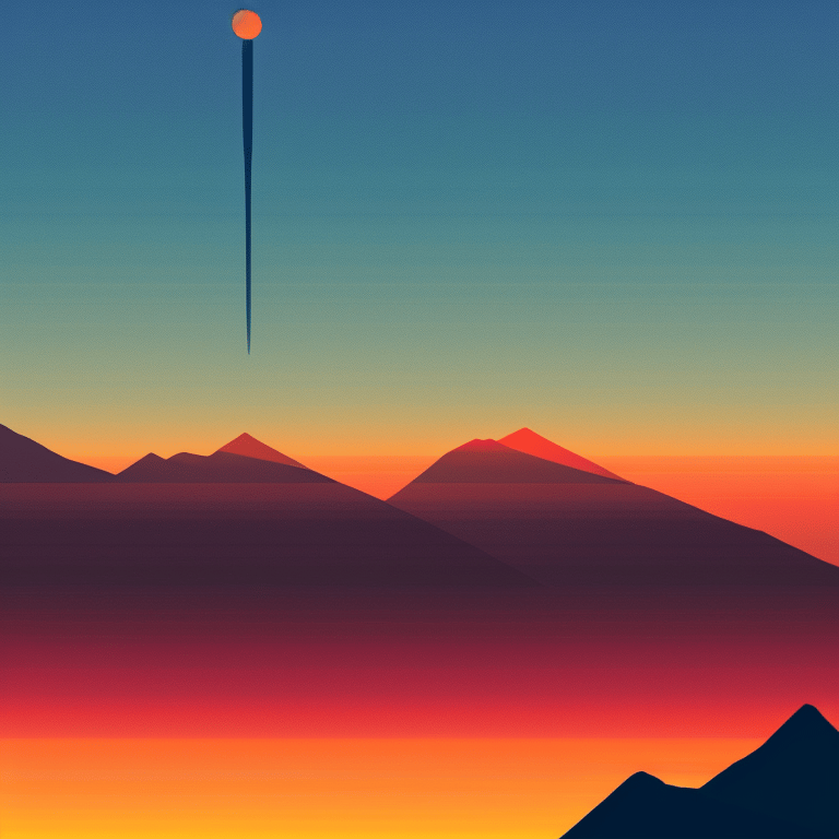 Evening Sunset Mountains Firewatch Drawing Wallpapers