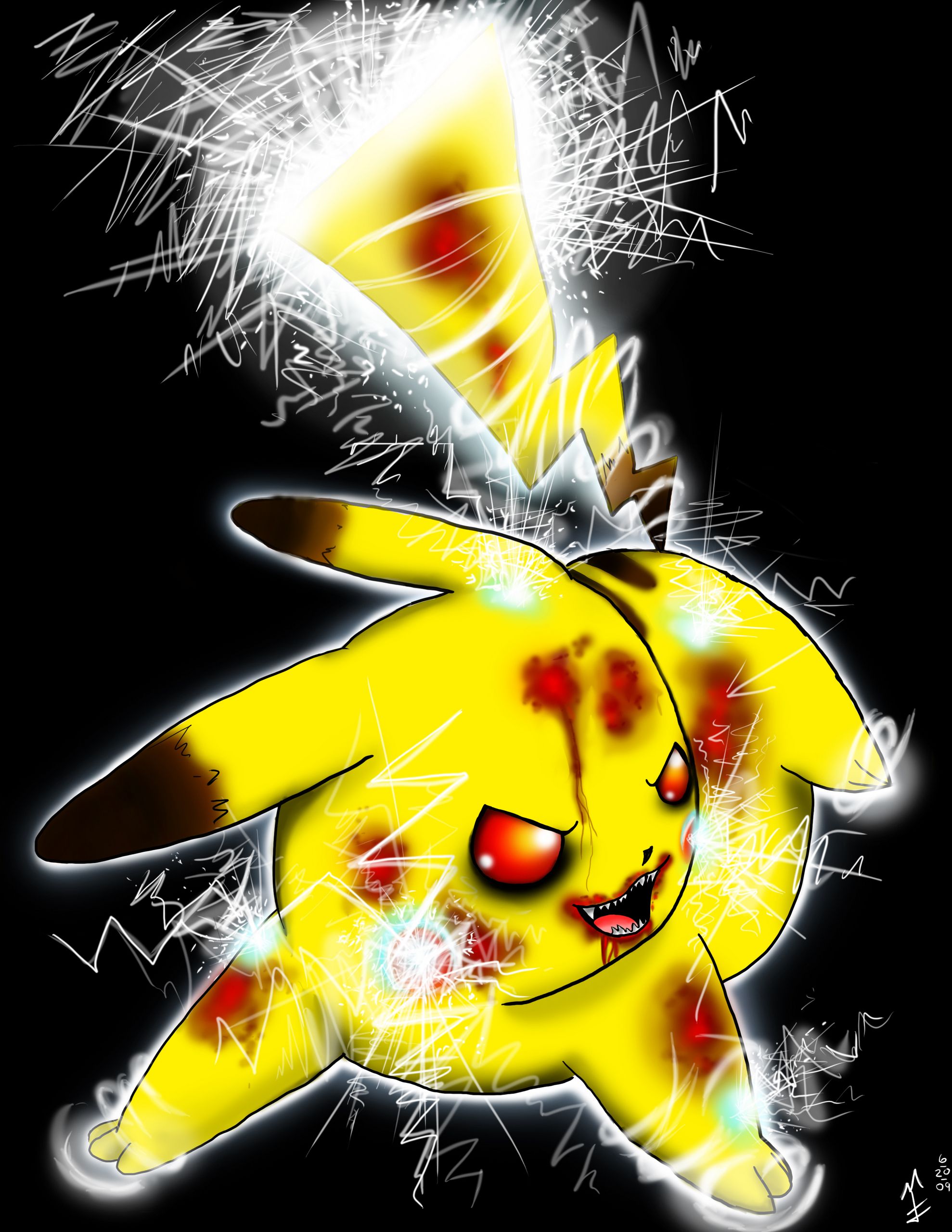 Evil Pikachu Wallpapers