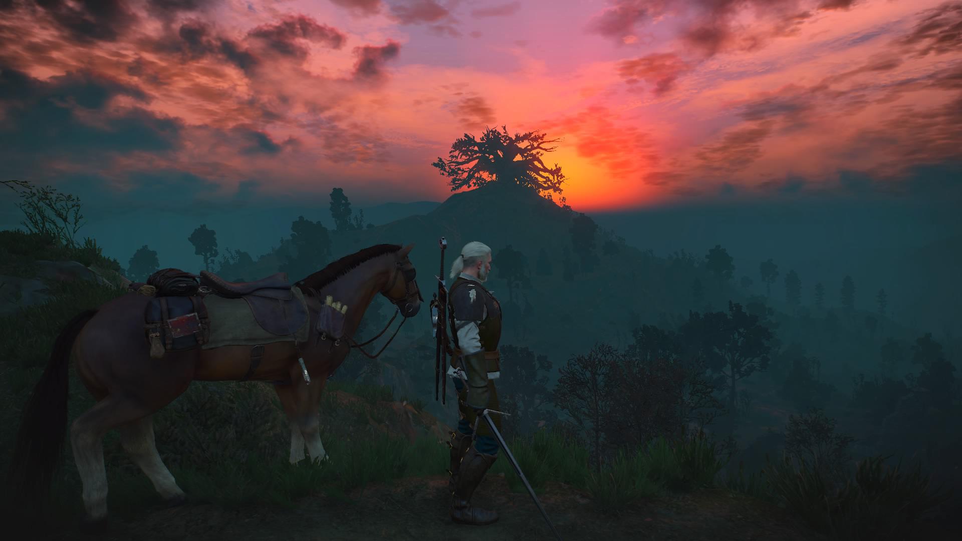 Evil Riding Horse In Sunset Wallpapers