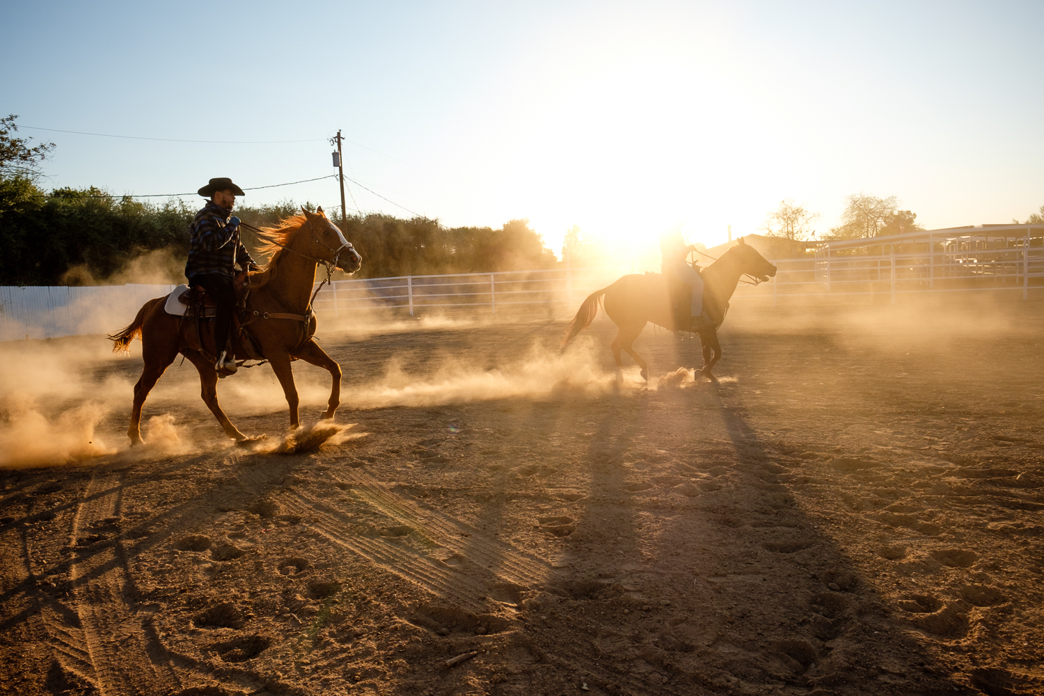 Evil Riding Horse In Sunset Wallpapers