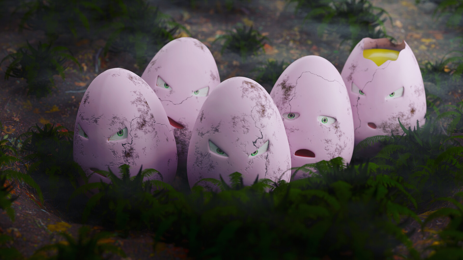 Exeggcute Hd Wallpapers