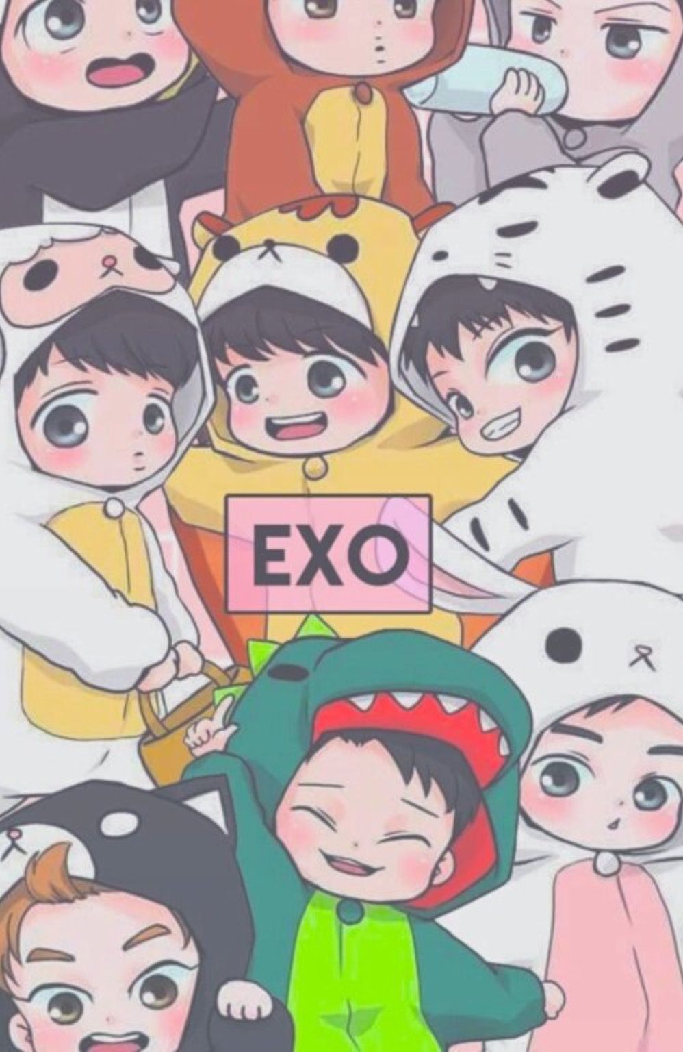 Exo Chibis Wallpapers