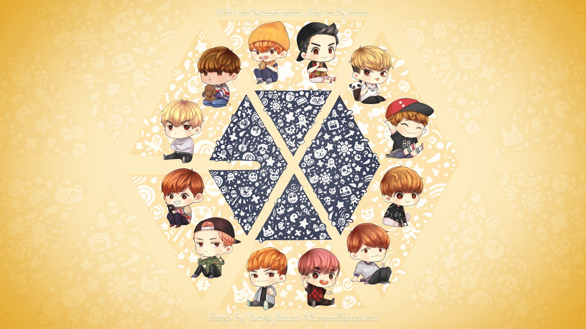 Exo Chibis Wallpapers