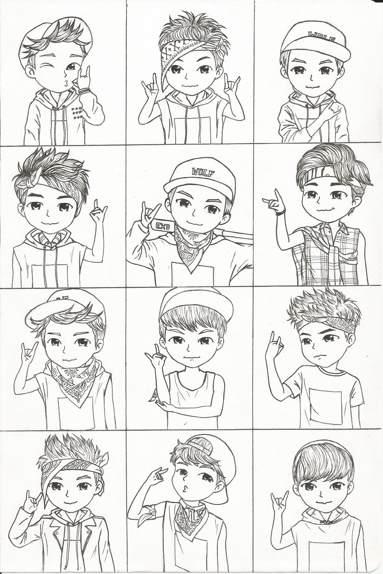 Exo Chibis Wallpapers