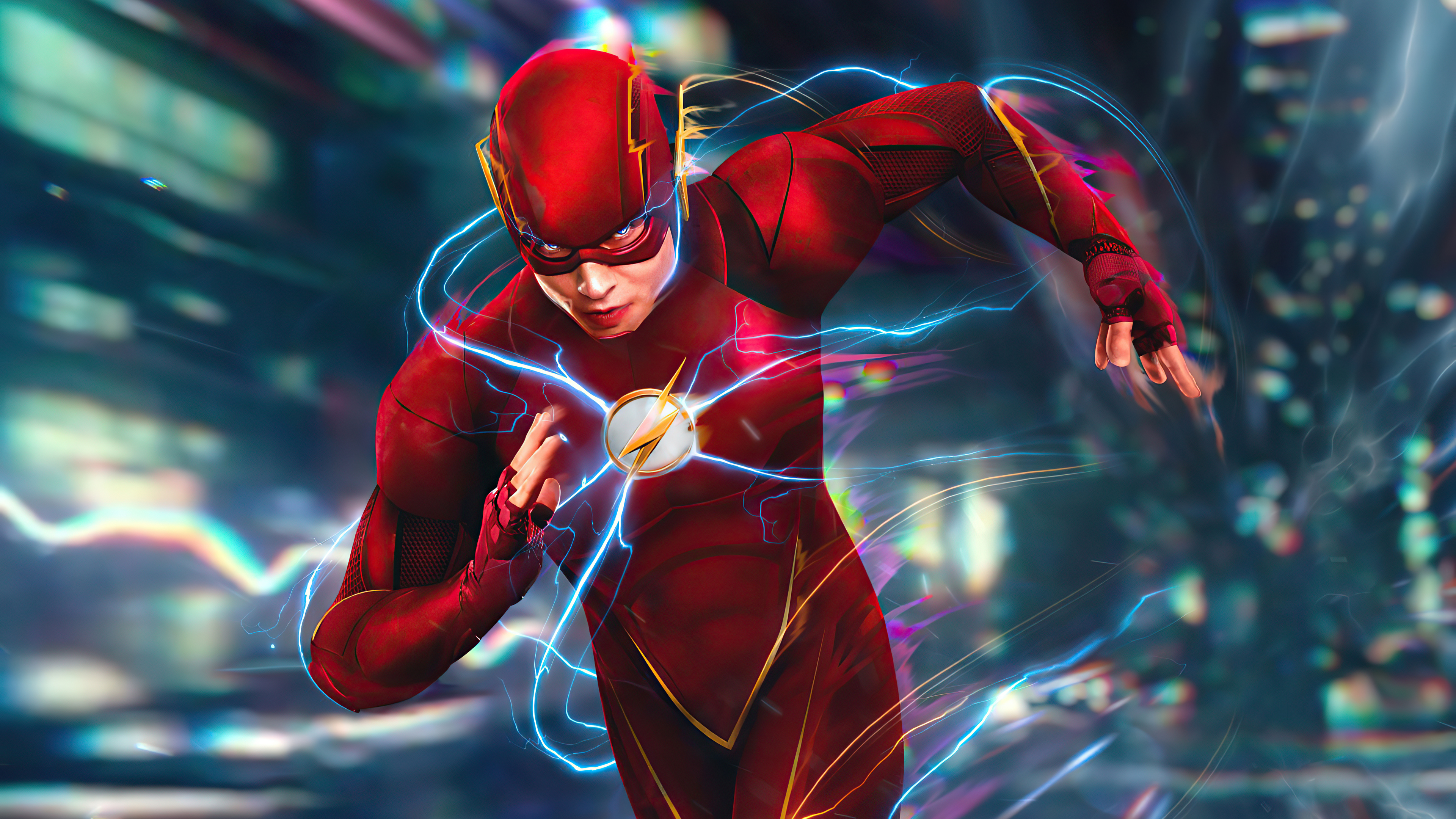 Ezra Miller Flash Art Wallpapers