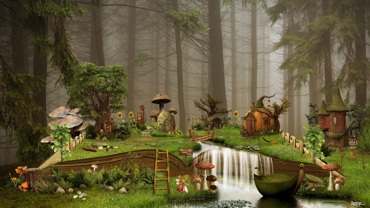 Fairy Forest Background