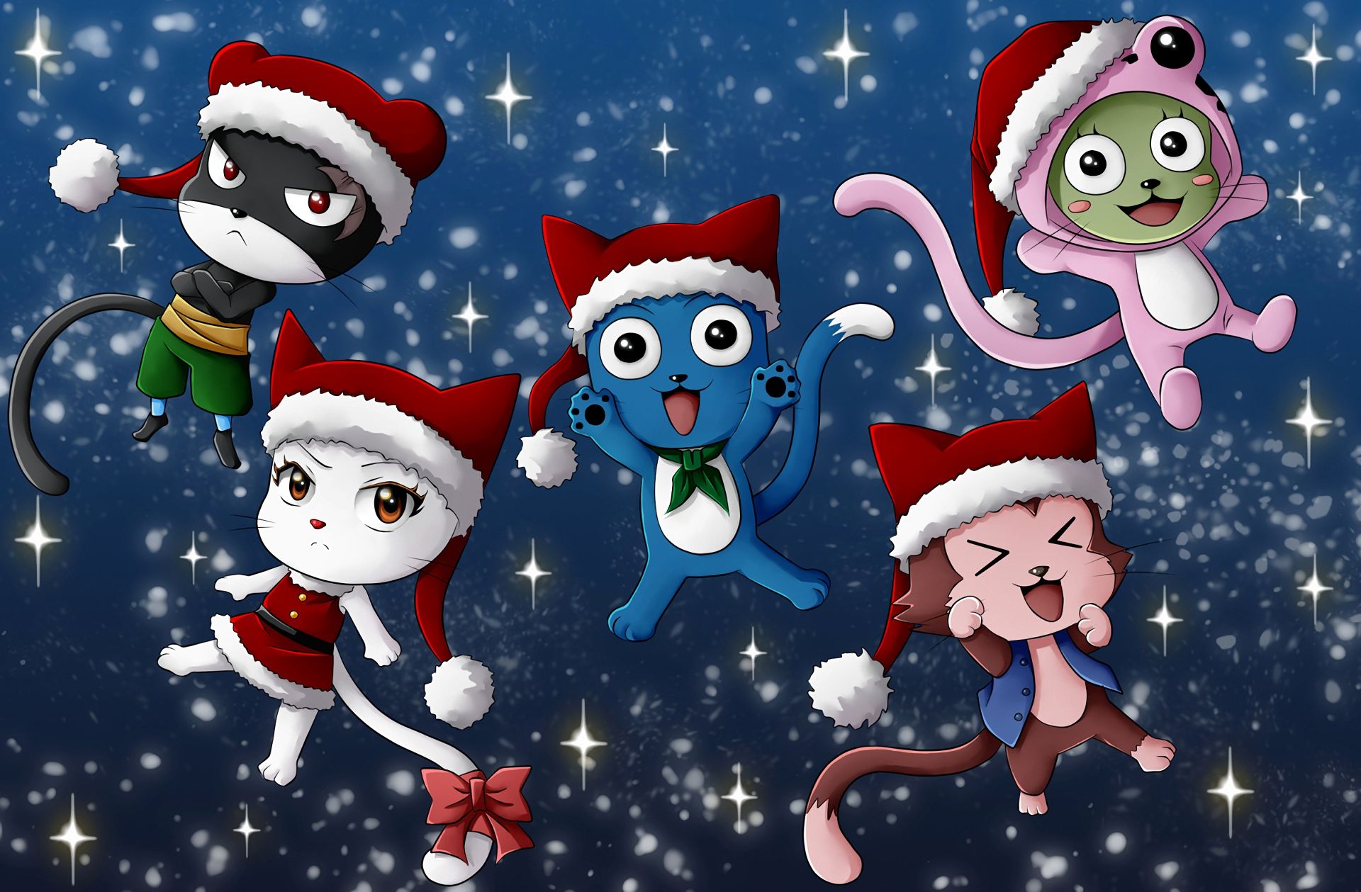 Fairy Tail Christmas Wallpapers