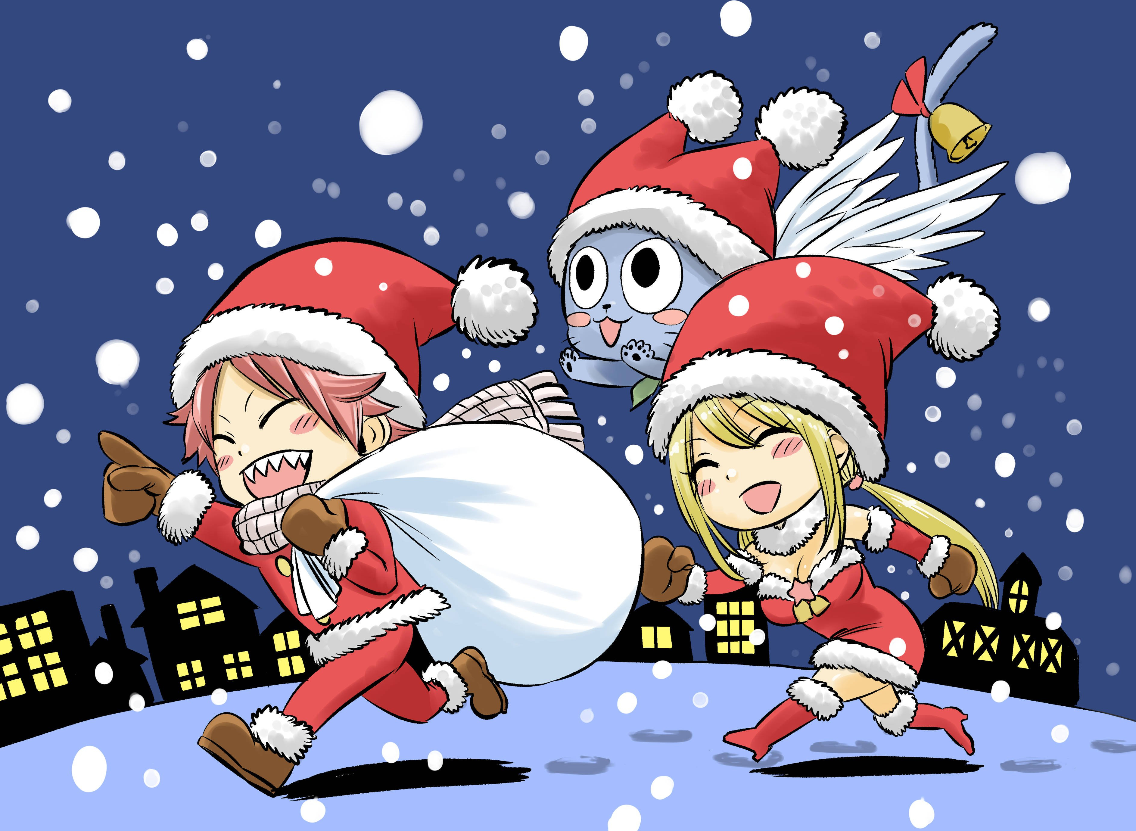 Fairy Tail Christmas Wallpapers