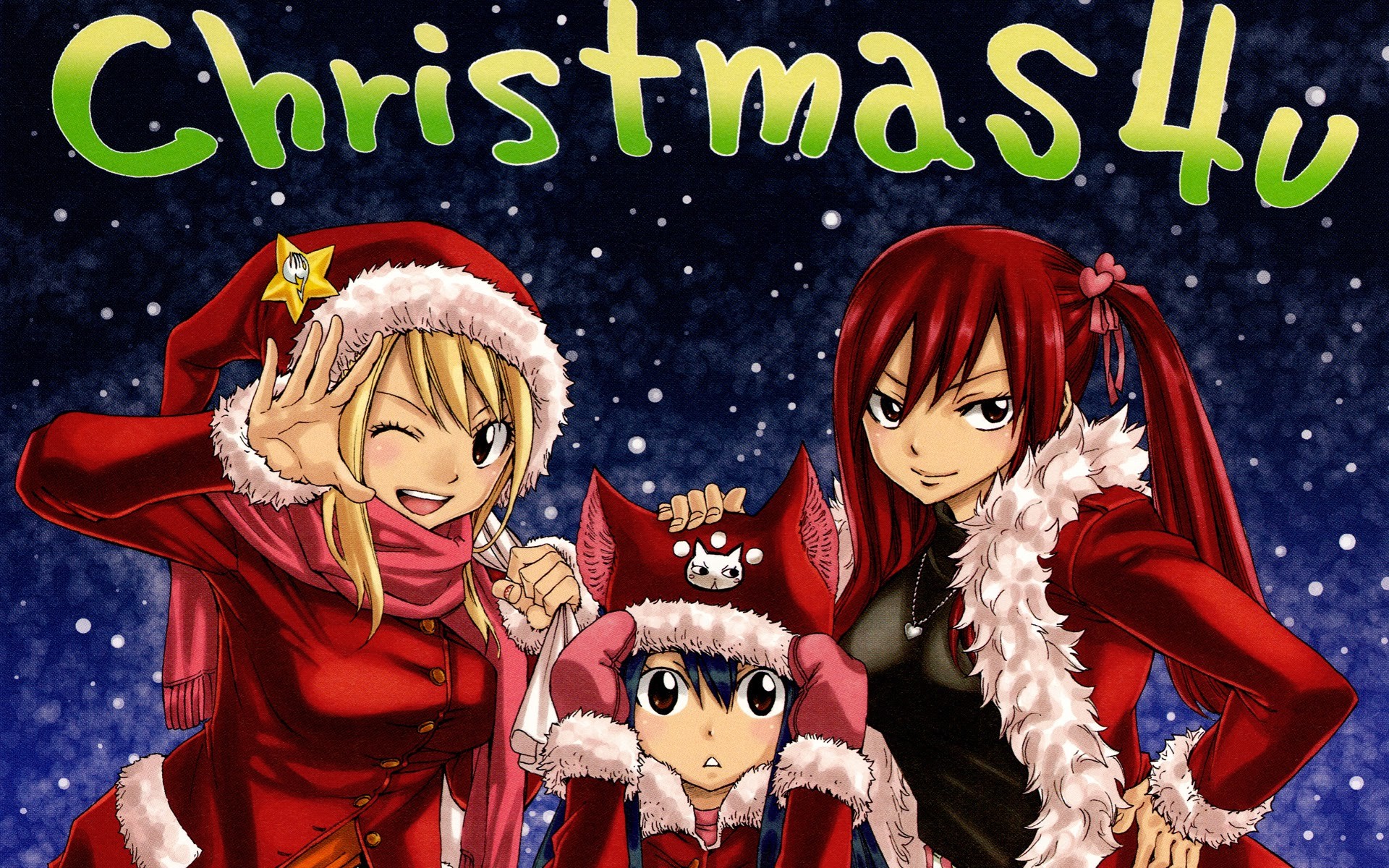 Fairy Tail Christmas Wallpapers