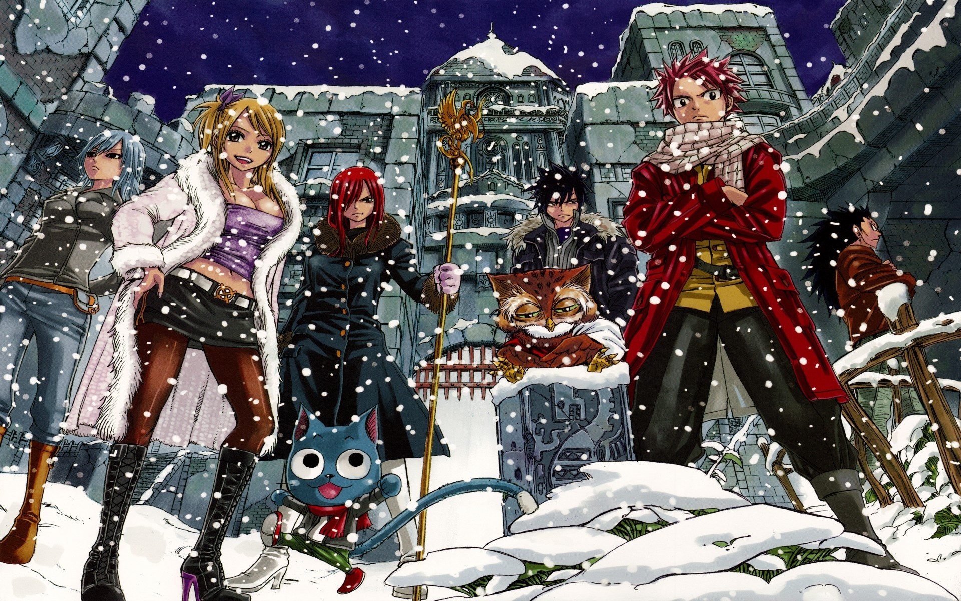 Fairy Tail Christmas Wallpapers