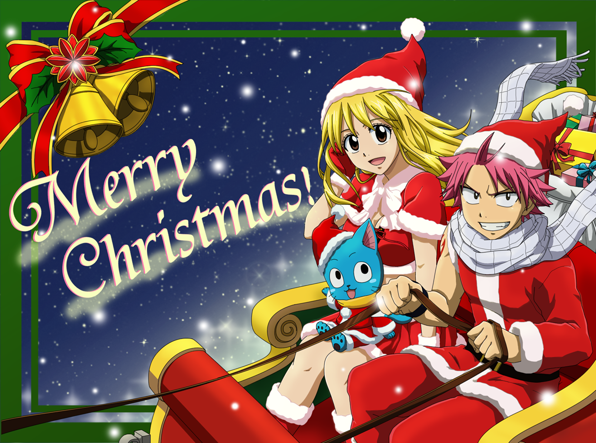 Fairy Tail Christmas Wallpapers