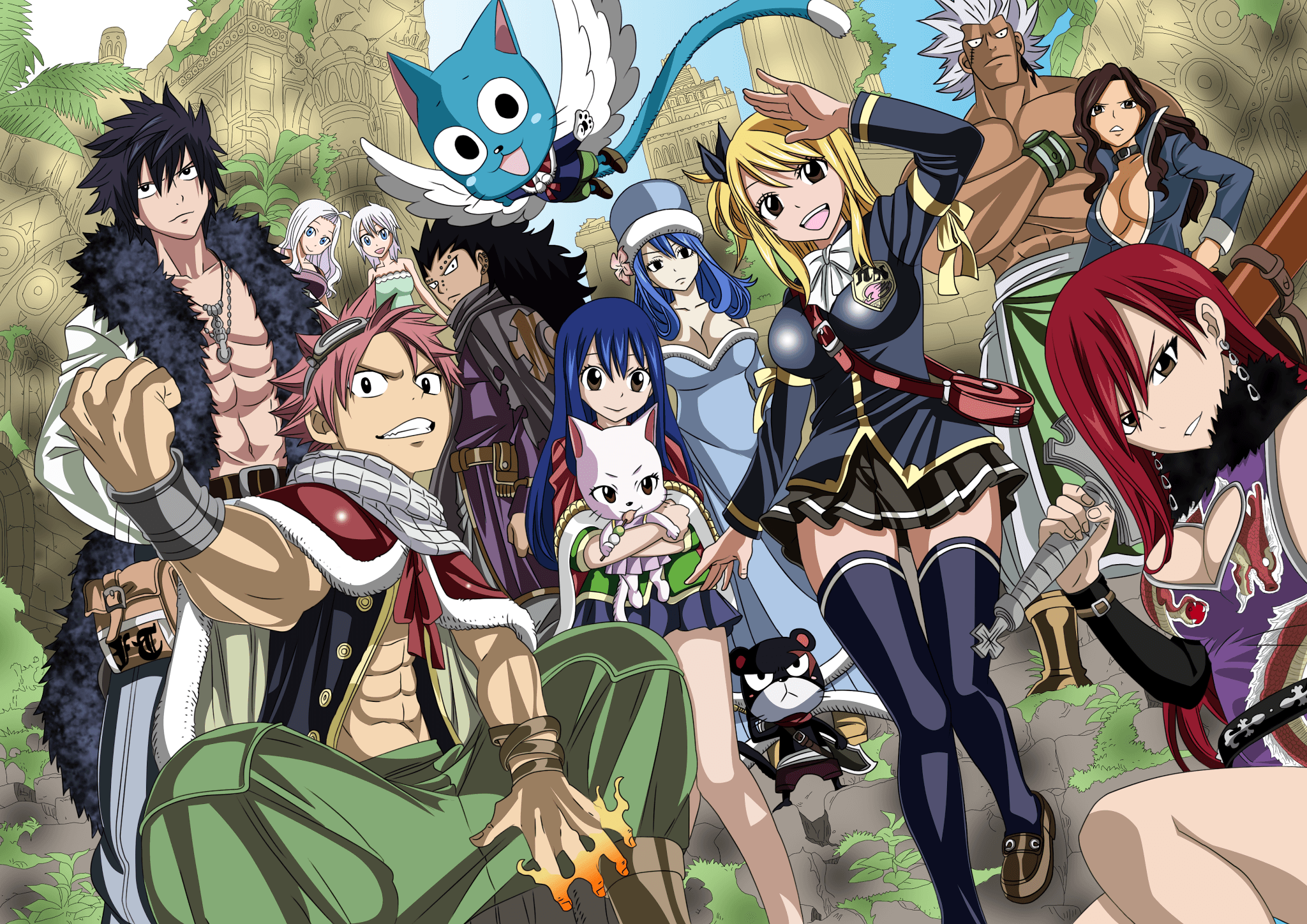 Fairy Tail Group Photo Wallpapers