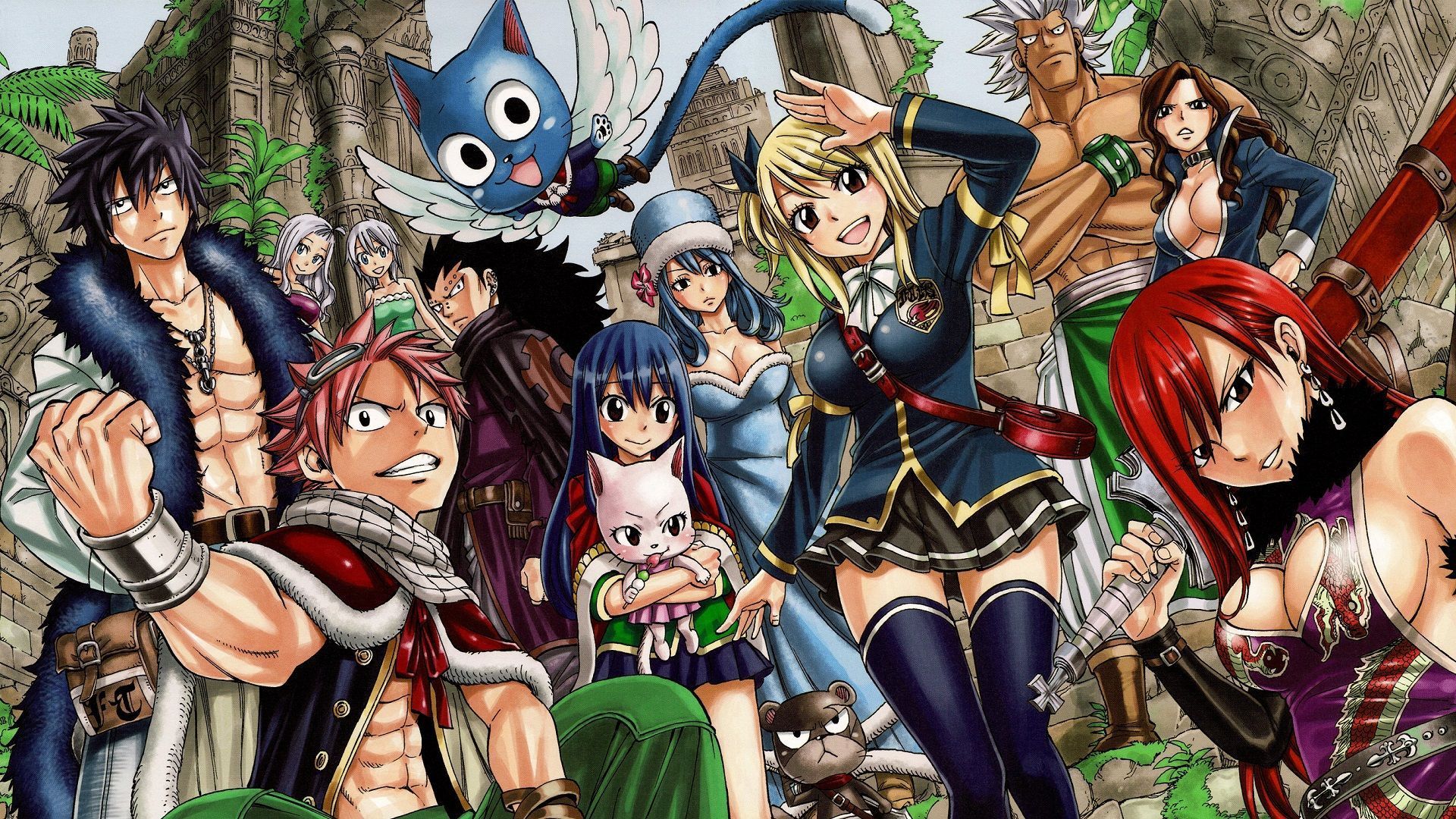 Fairy Tail Group Photo Wallpapers