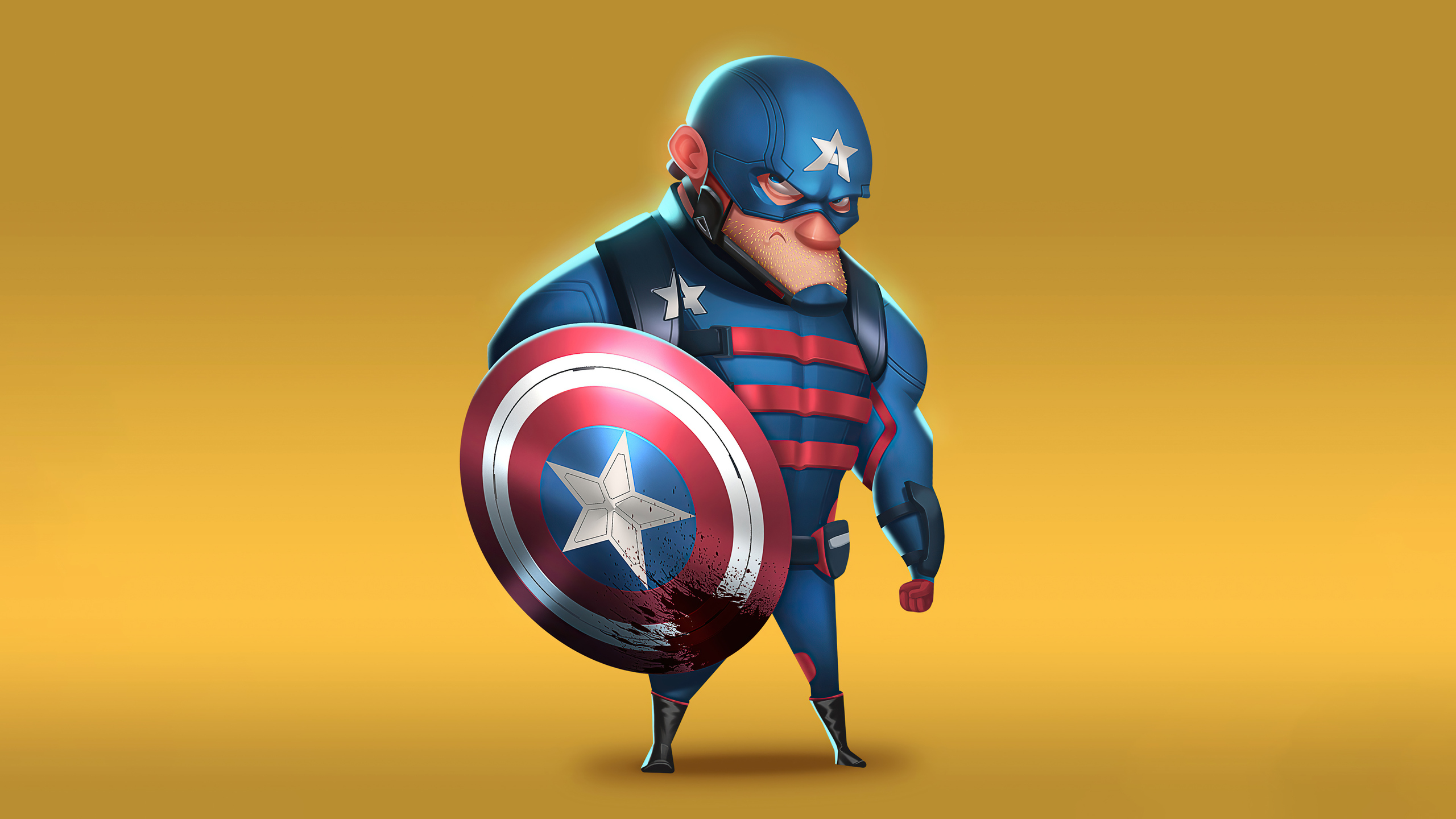 Falcon As Captain America Art Wallpapers