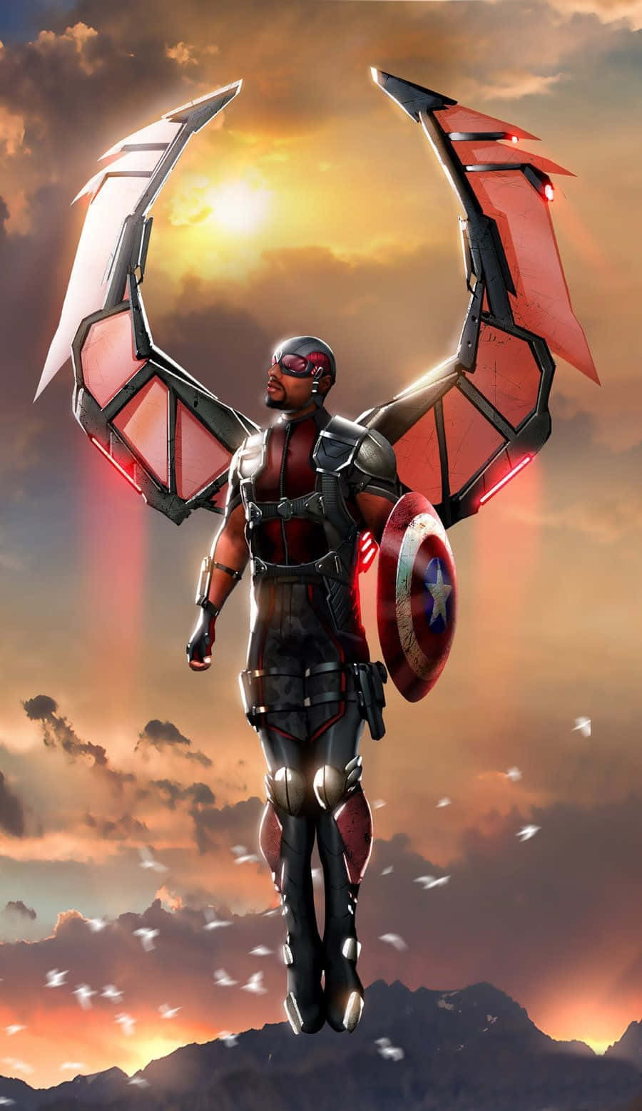 Falcon The New Captain America Wallpapers