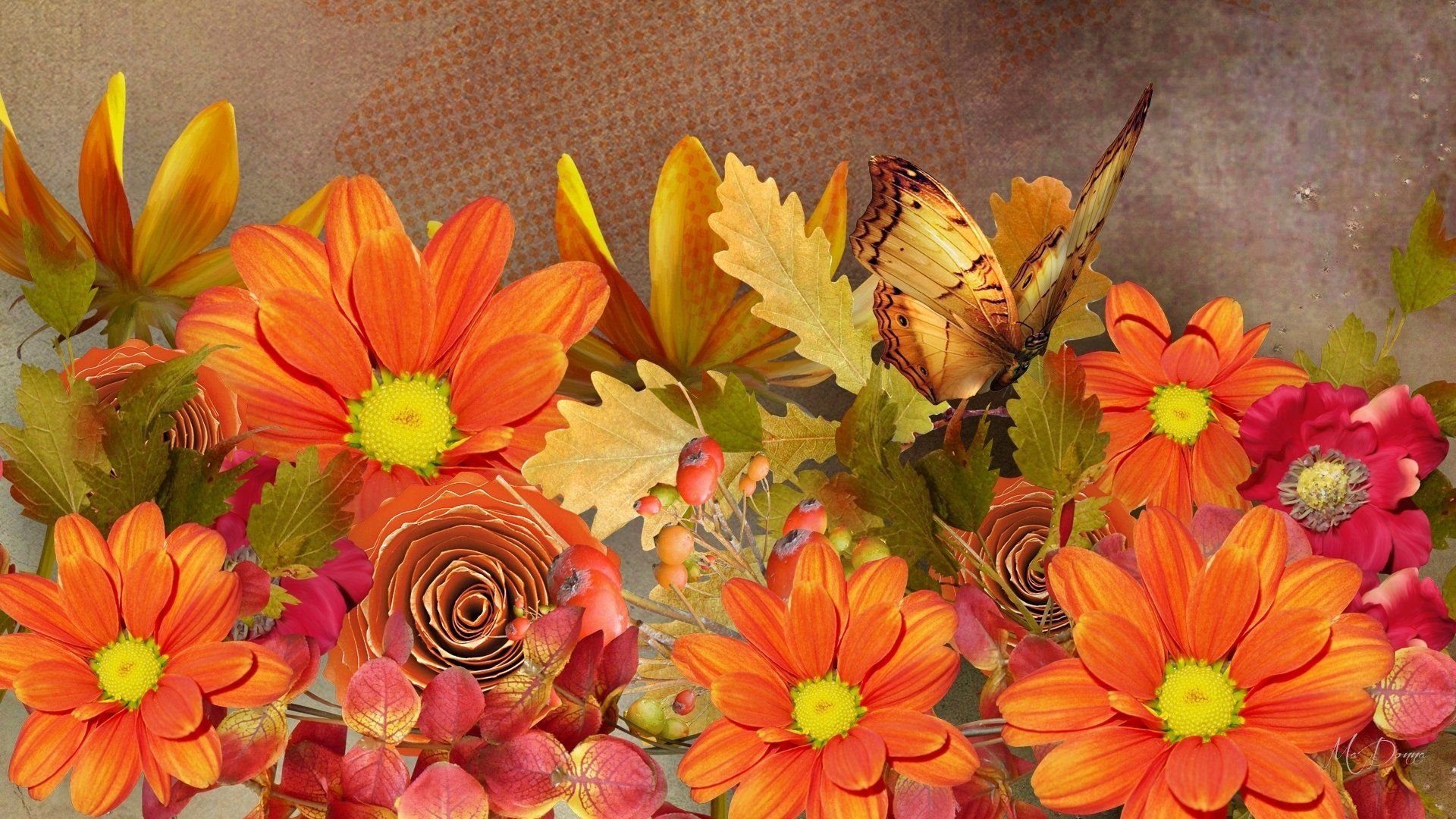 Fall Flowers Desktop Backgrounds