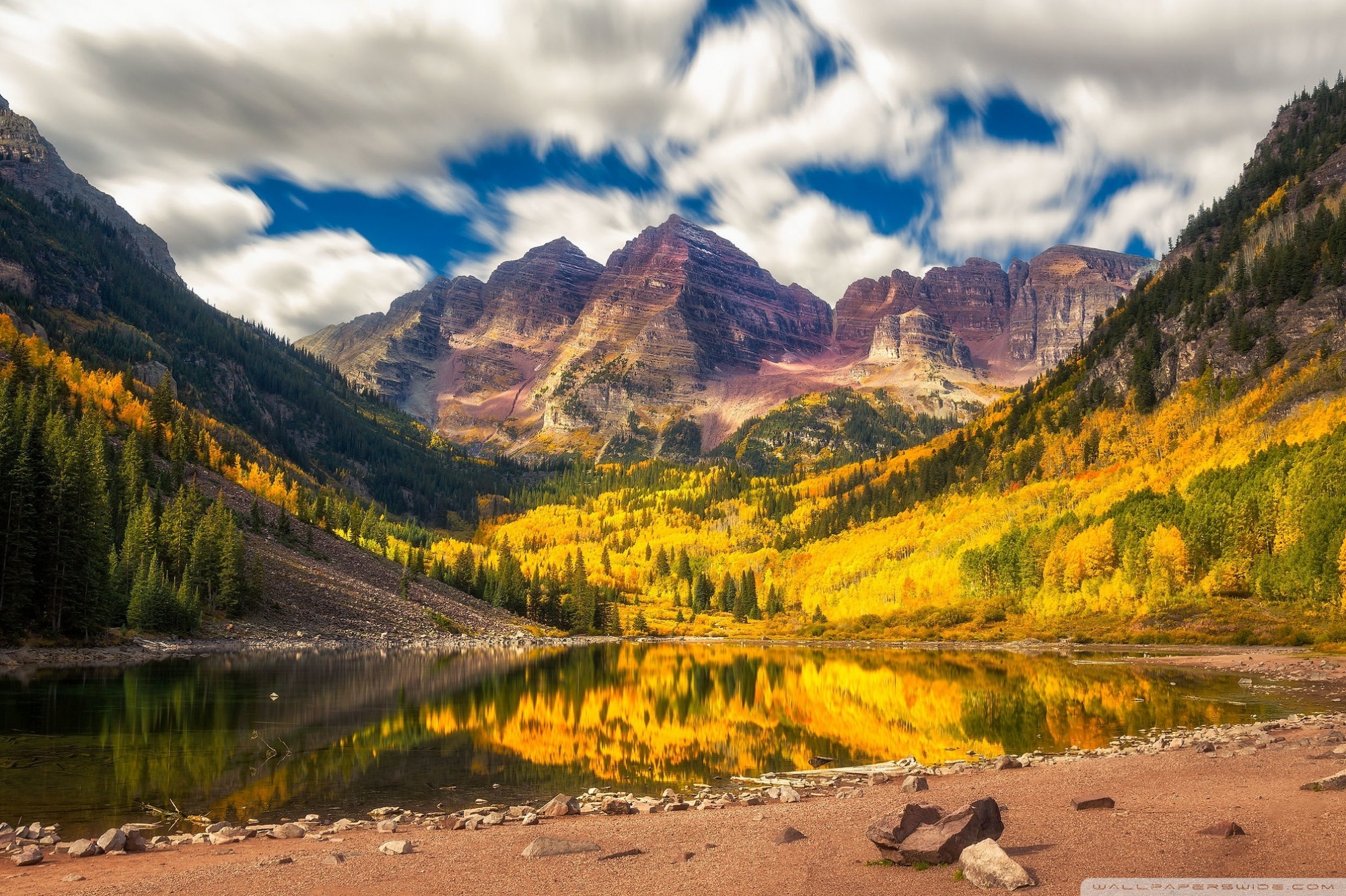 Fall Mountain Lake Wallpapers