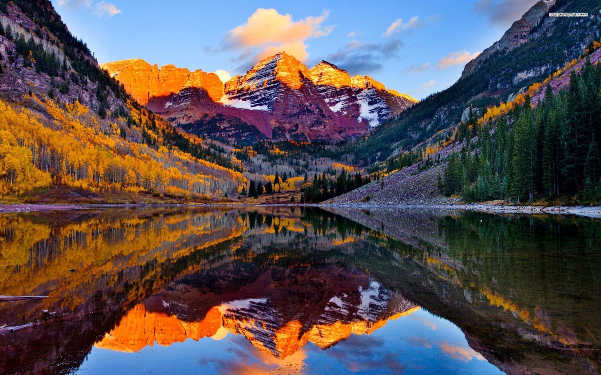 Fall Mountain Lake Wallpapers