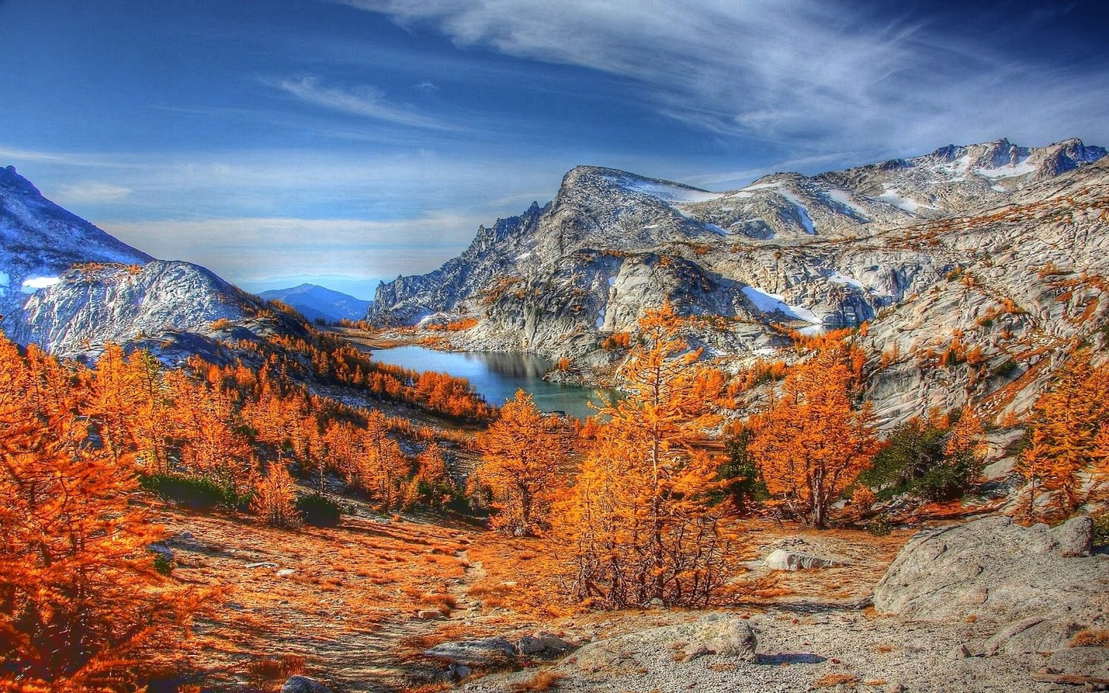 Fall Mountain Lake Wallpapers