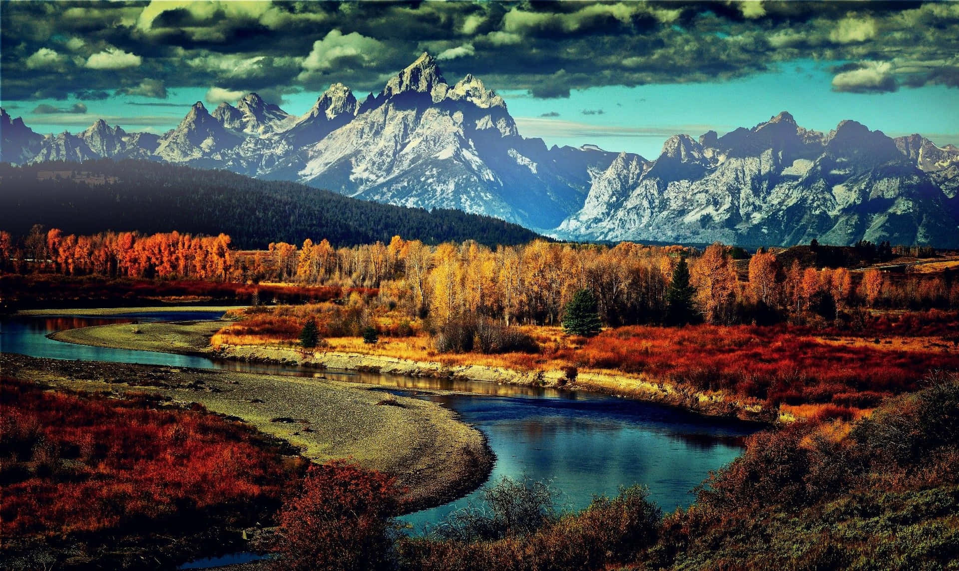 Fall Mountain Lake Wallpapers