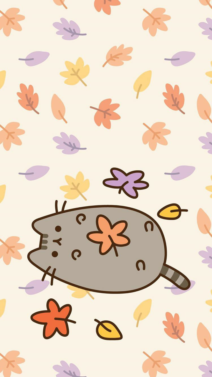 Fall Pusheen Wallpapers