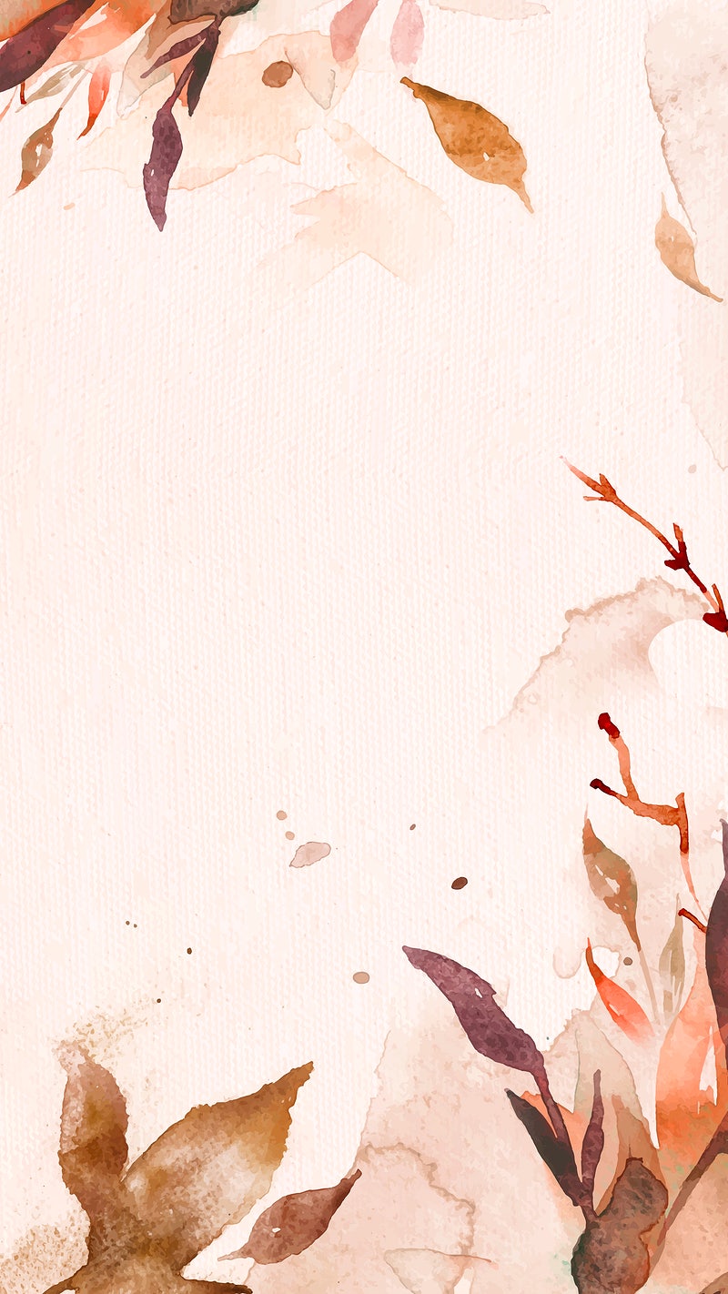 Fall Watercolor Iphone Wallpapers