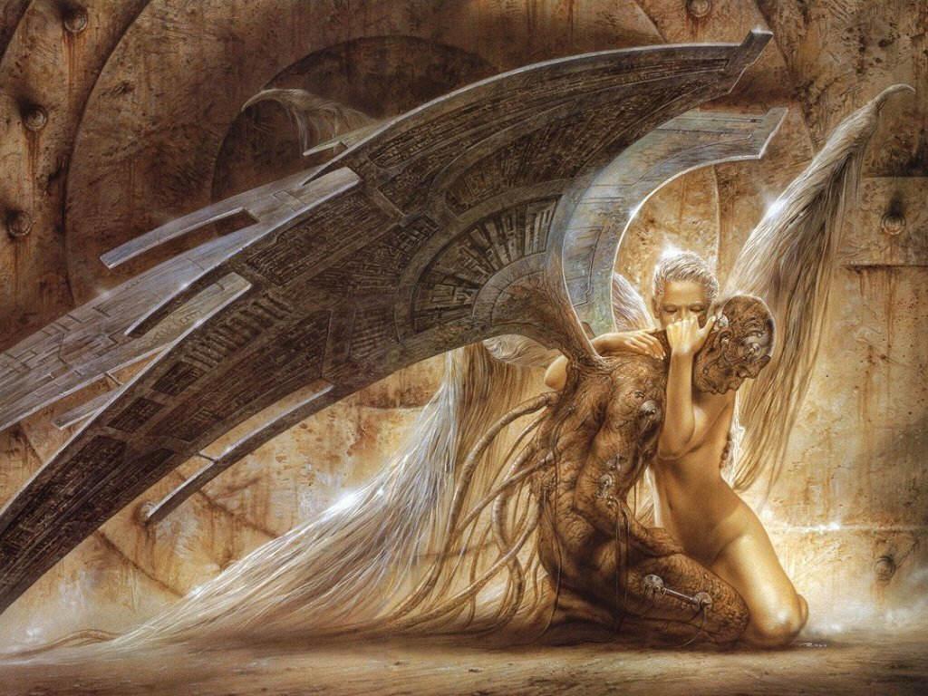 Fallen Angel Painting Wallpapers