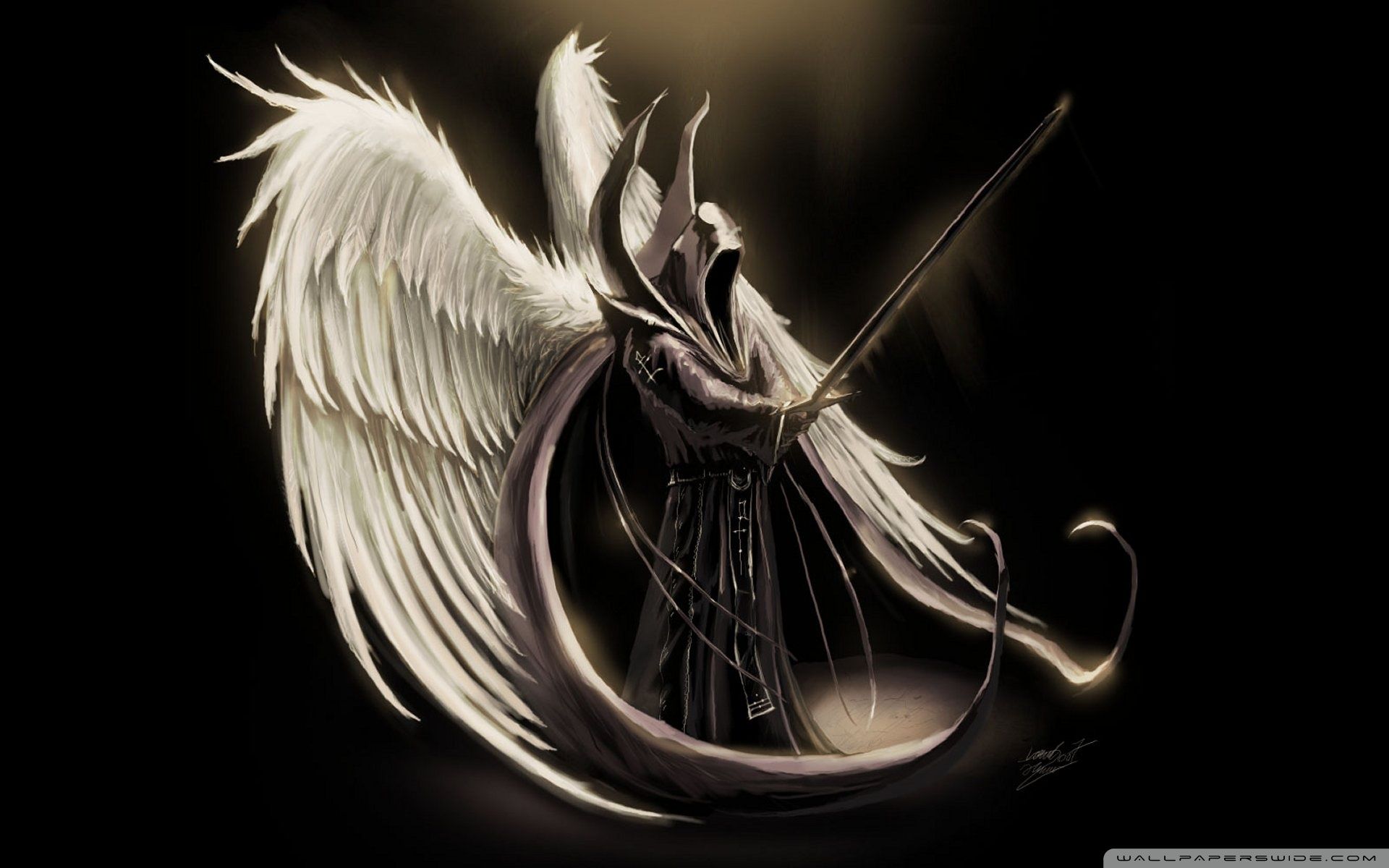 Fallen Angel Painting Wallpapers