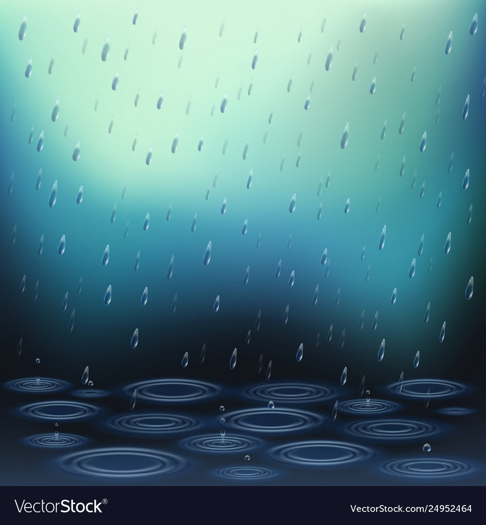 Falling Rain Background