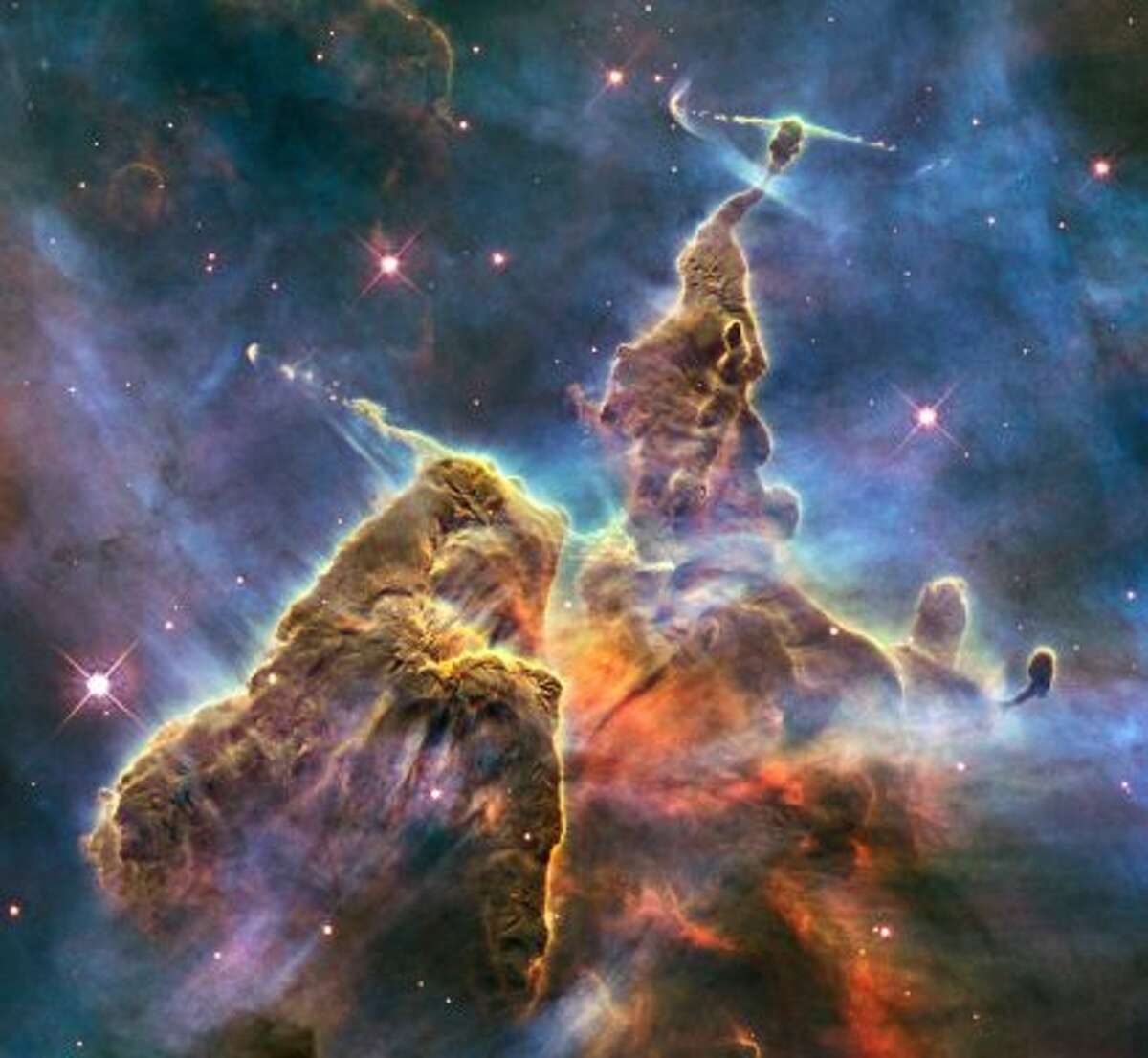 Falling Universe Galaxy Beautiful Light Leaks Wallpapers