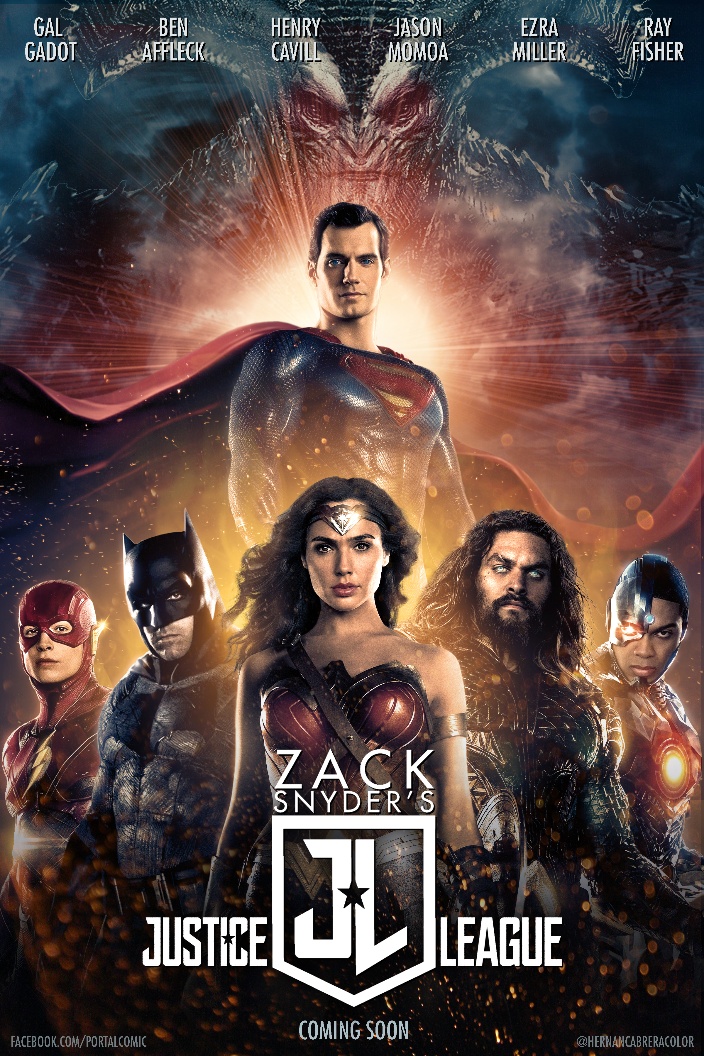 Fan Poster Of  Zack Snyder'S Justice League Wallpapers