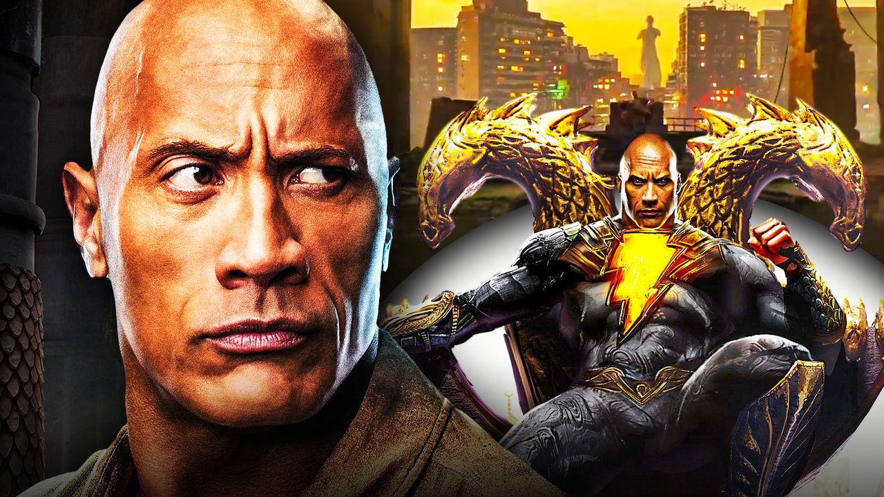 Fan Poster Of Dwayne Johnson As Black Adam Wallpapers