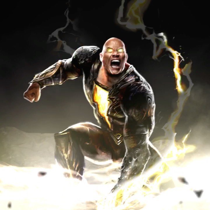 Fan Poster Of Dwayne Johnson As Black Adam Wallpapers