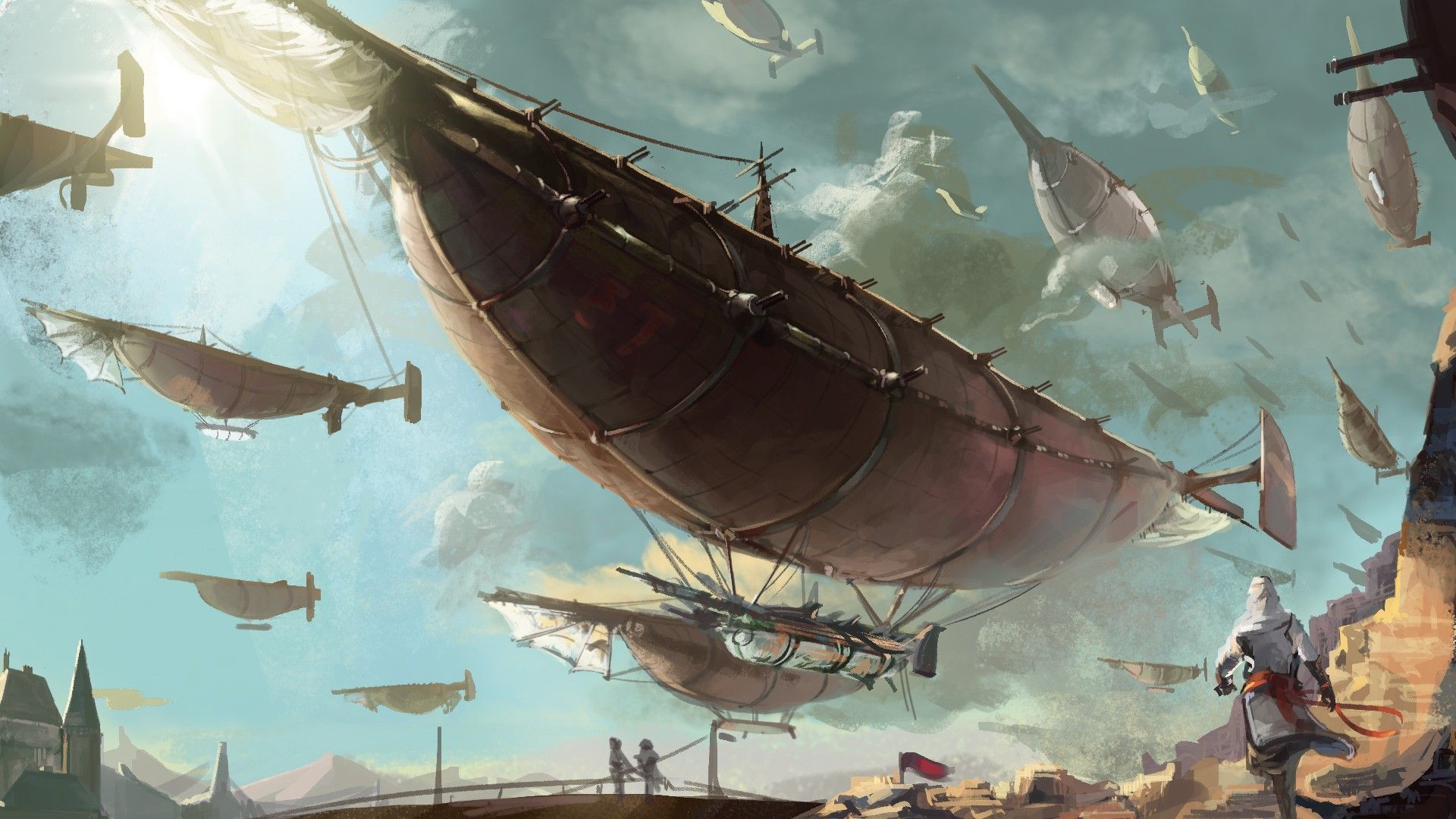 Fantasy Airship Wallpapers