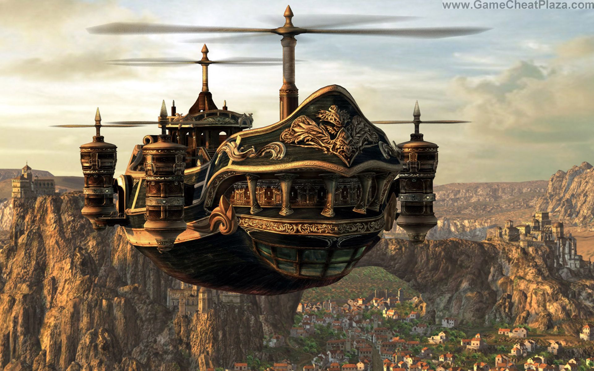 Fantasy Airship Wallpapers