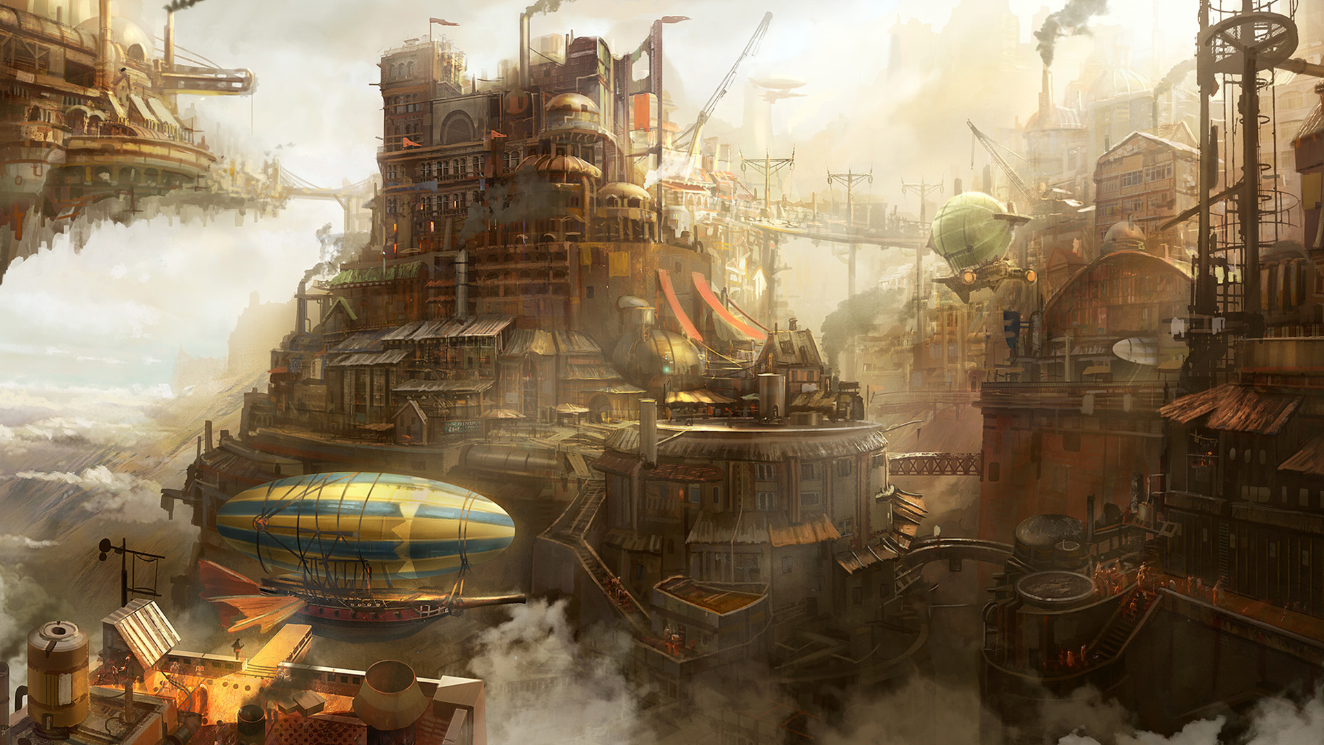 Fantasy Airship Wallpapers